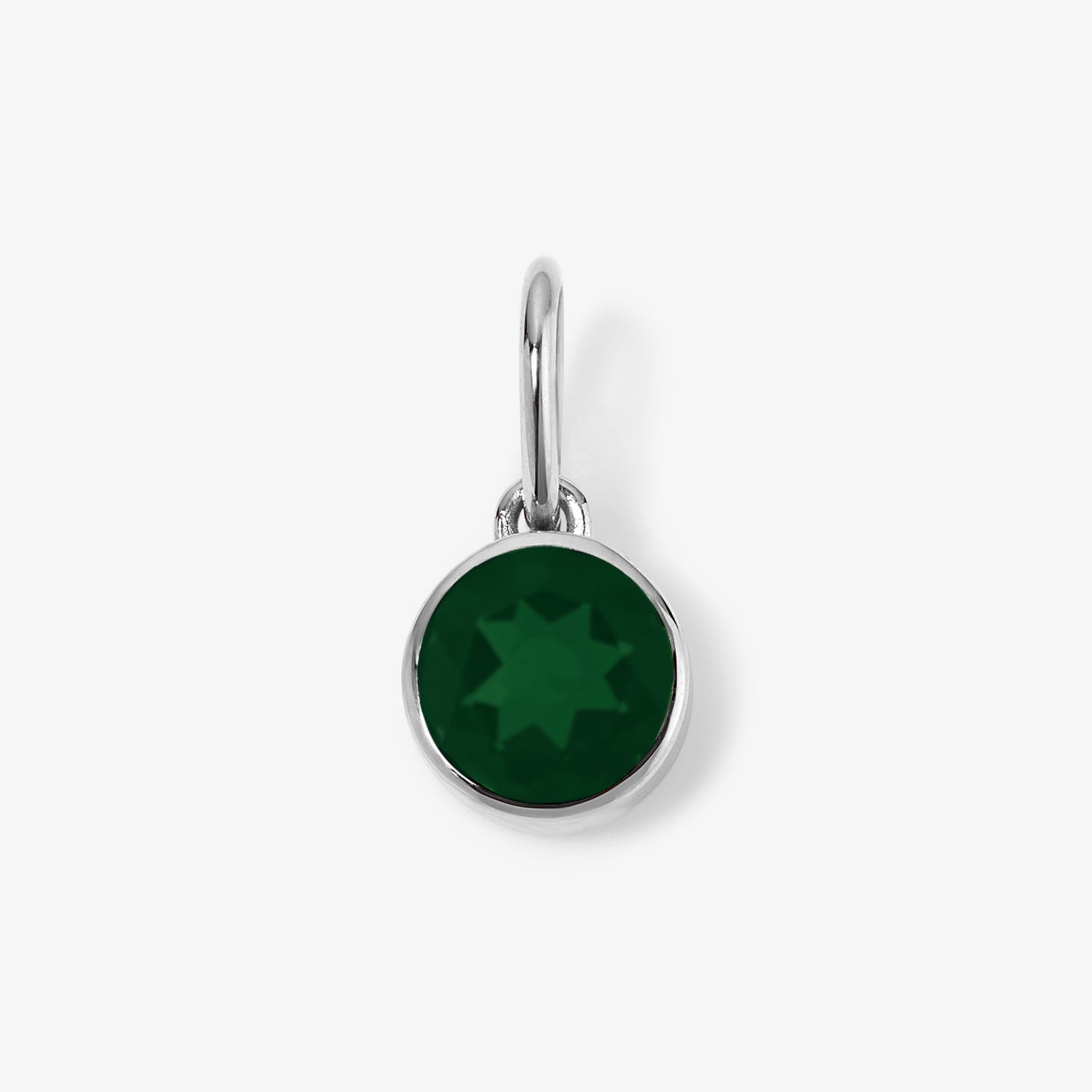 Margot Emerald Birthstone Bezel Charm