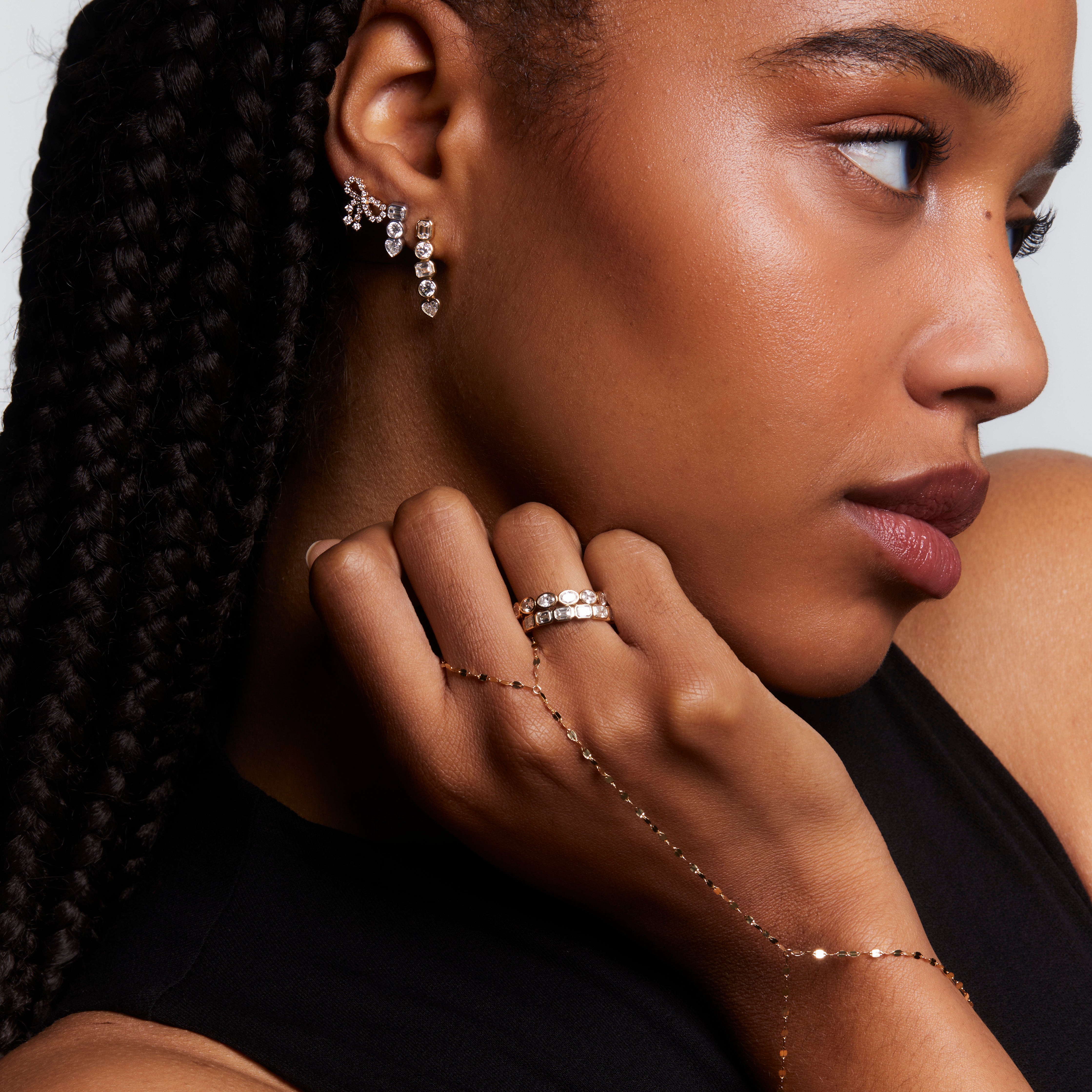 Margot Diamond Bezel Hand Chain