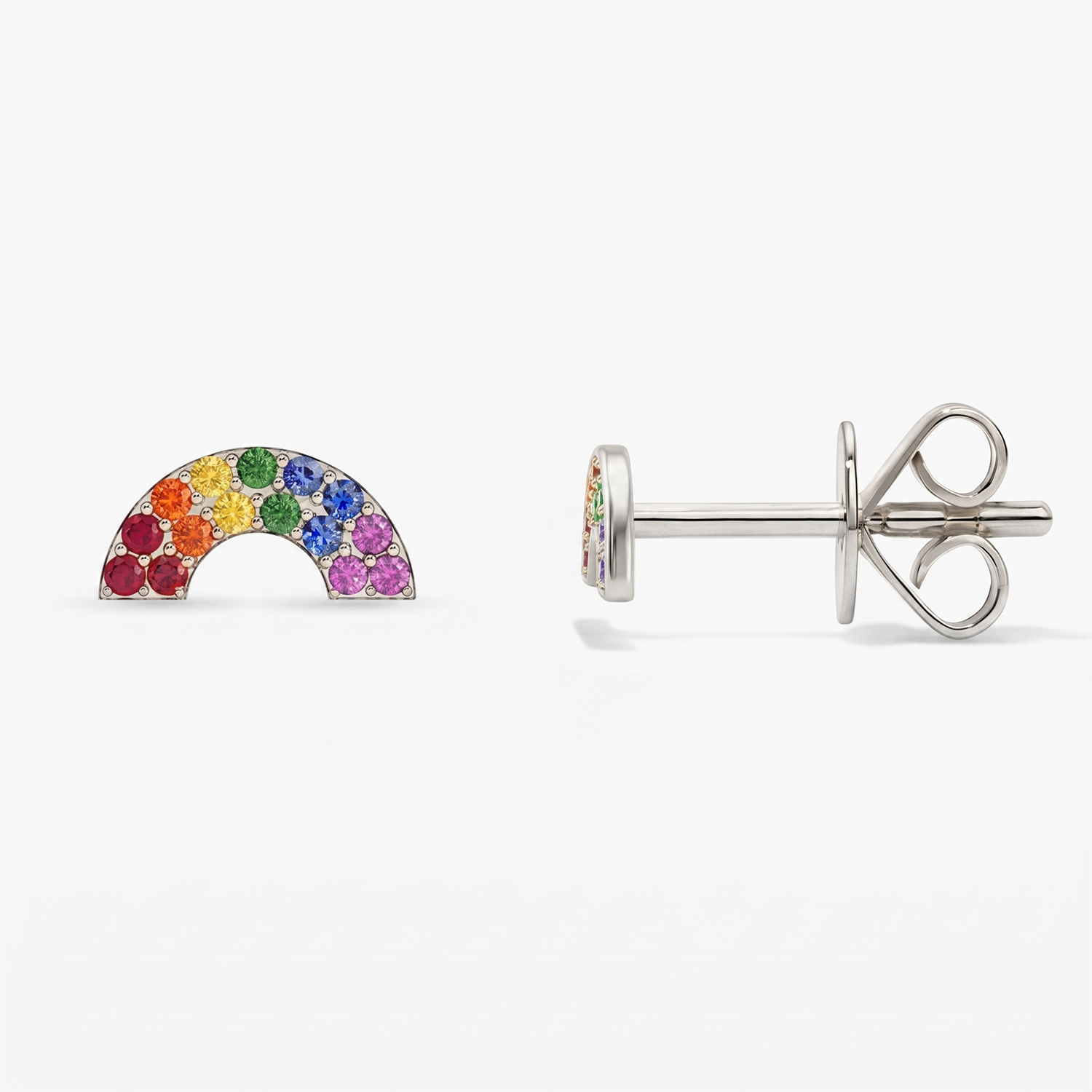 Mini Token Rainbow Studs