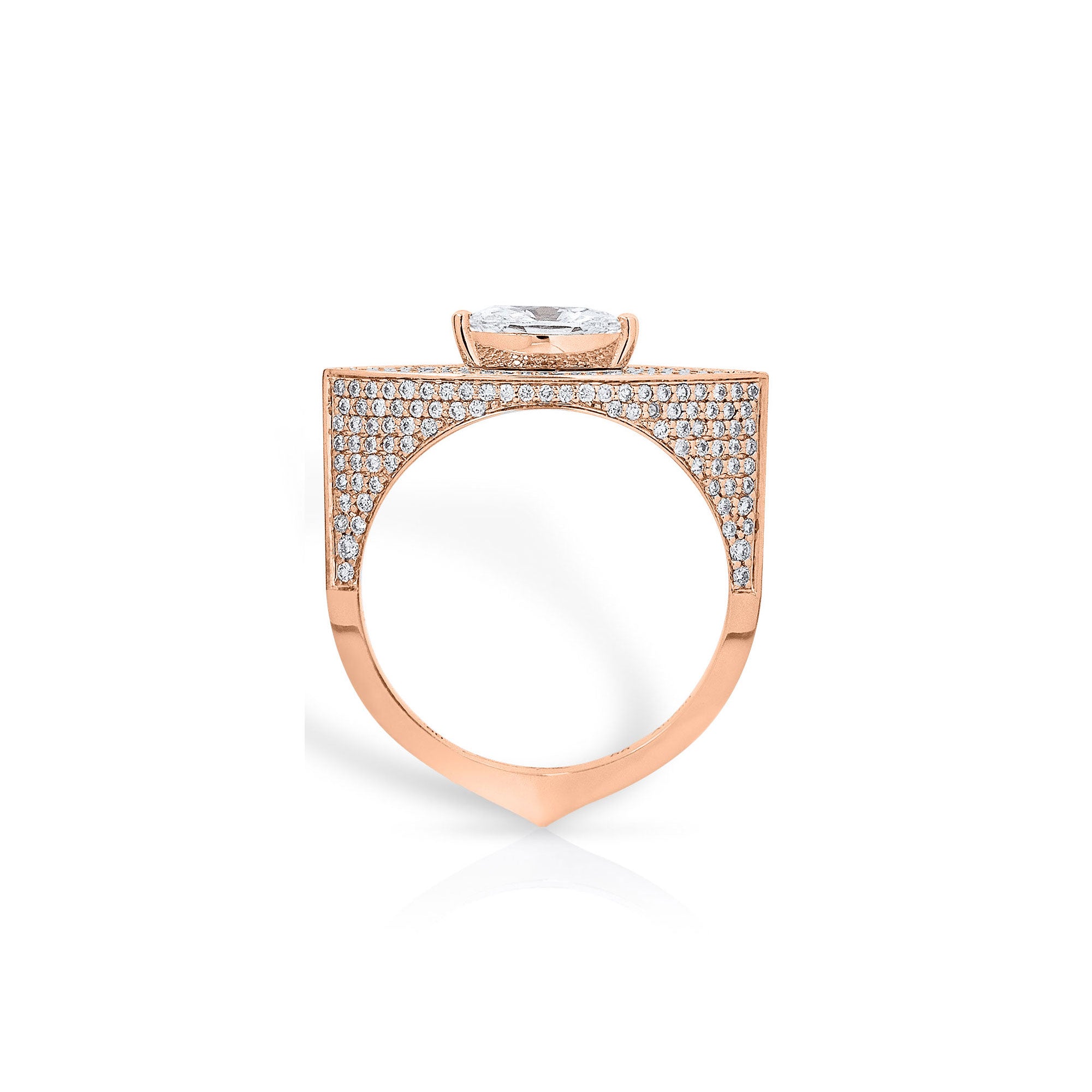 Marquise and Diamond Frost Unstoppable Eye Candy Ring