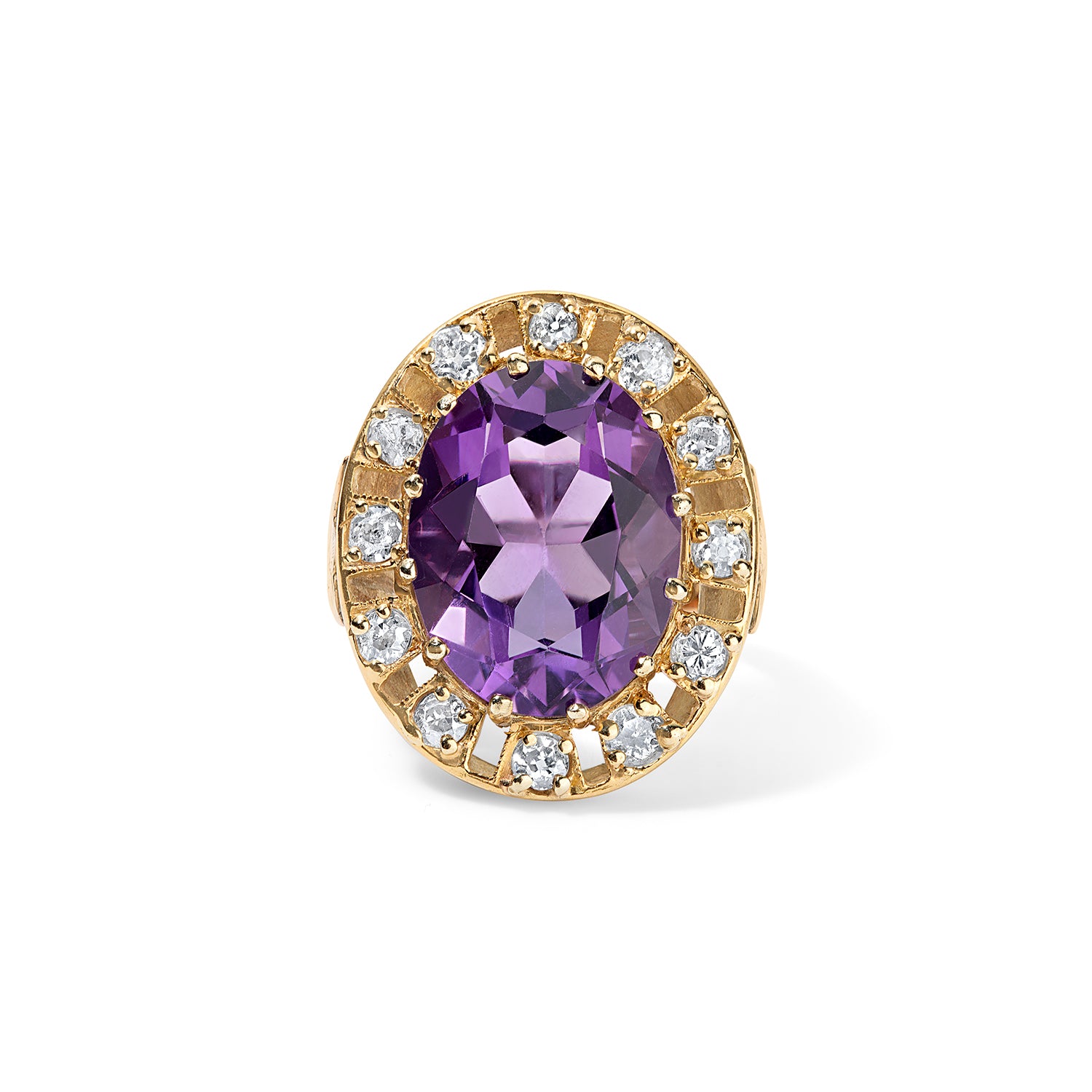 Amethyst Cocktail Ring