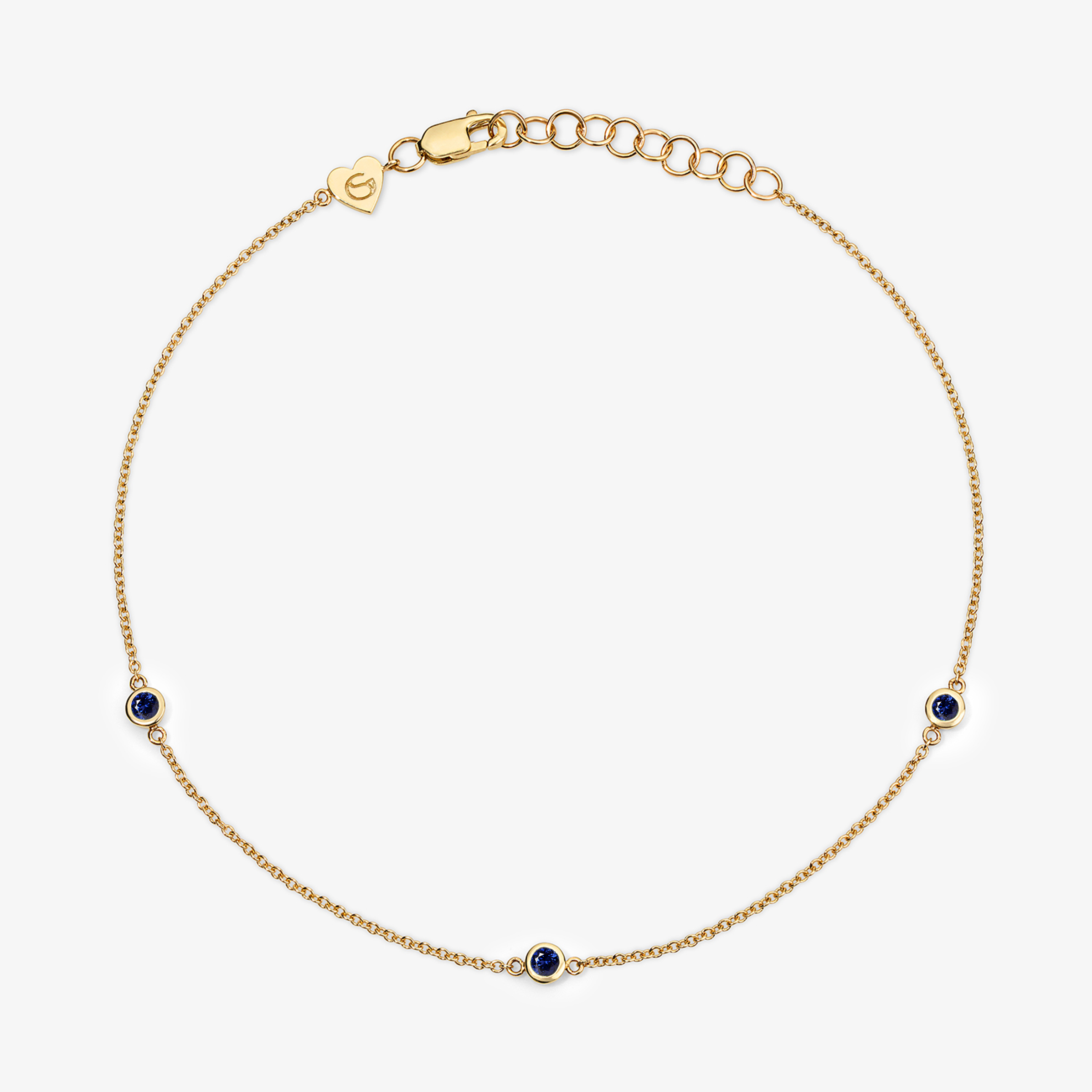Margot Birthstone Bezel Anklet