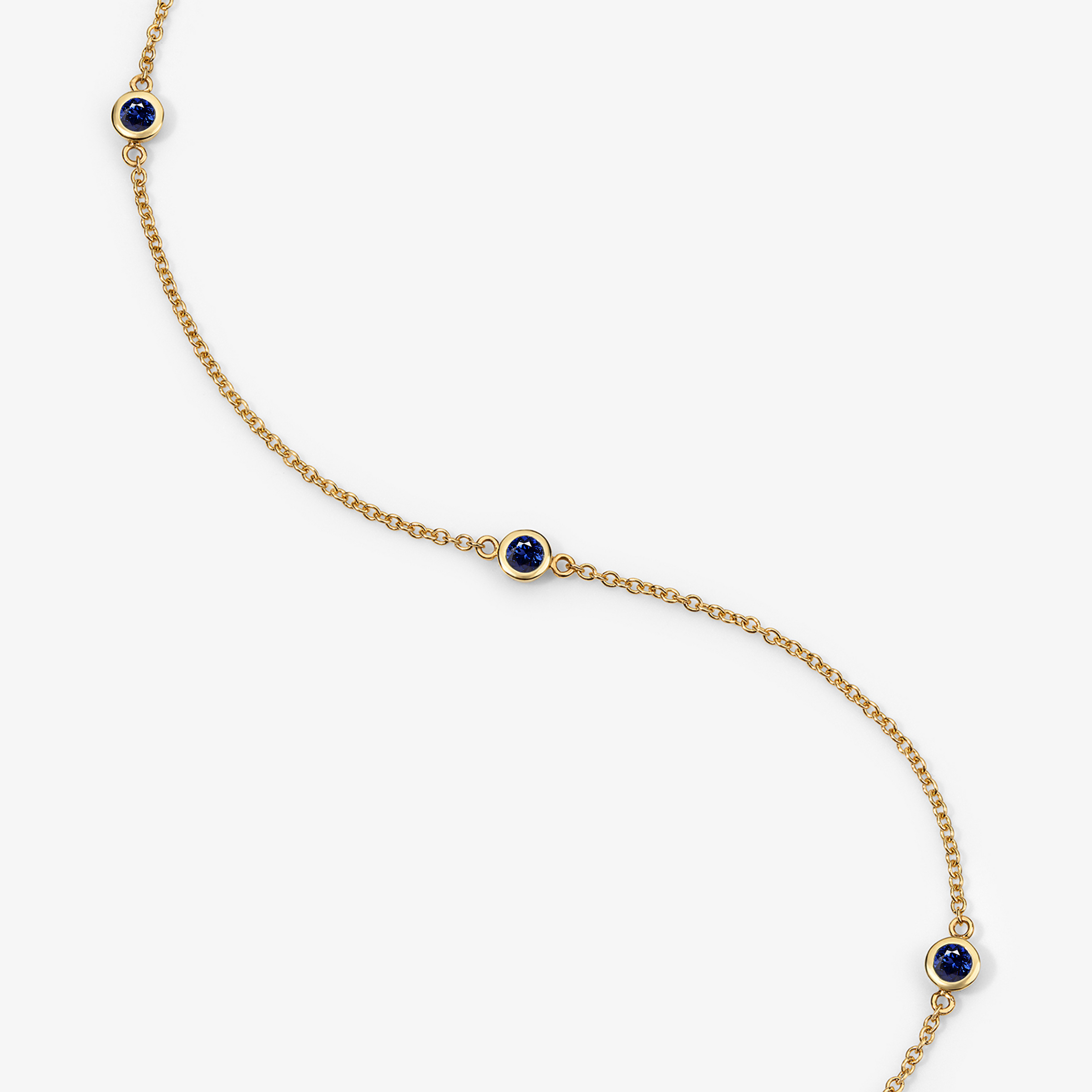 Margot Birthstone Bezel Anklet