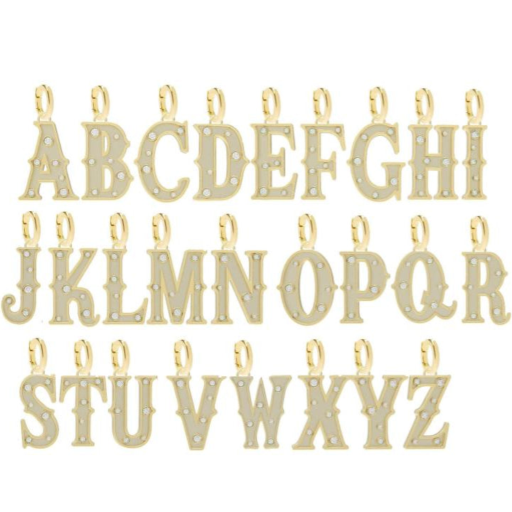 Dakota Diamond Initial Pendant