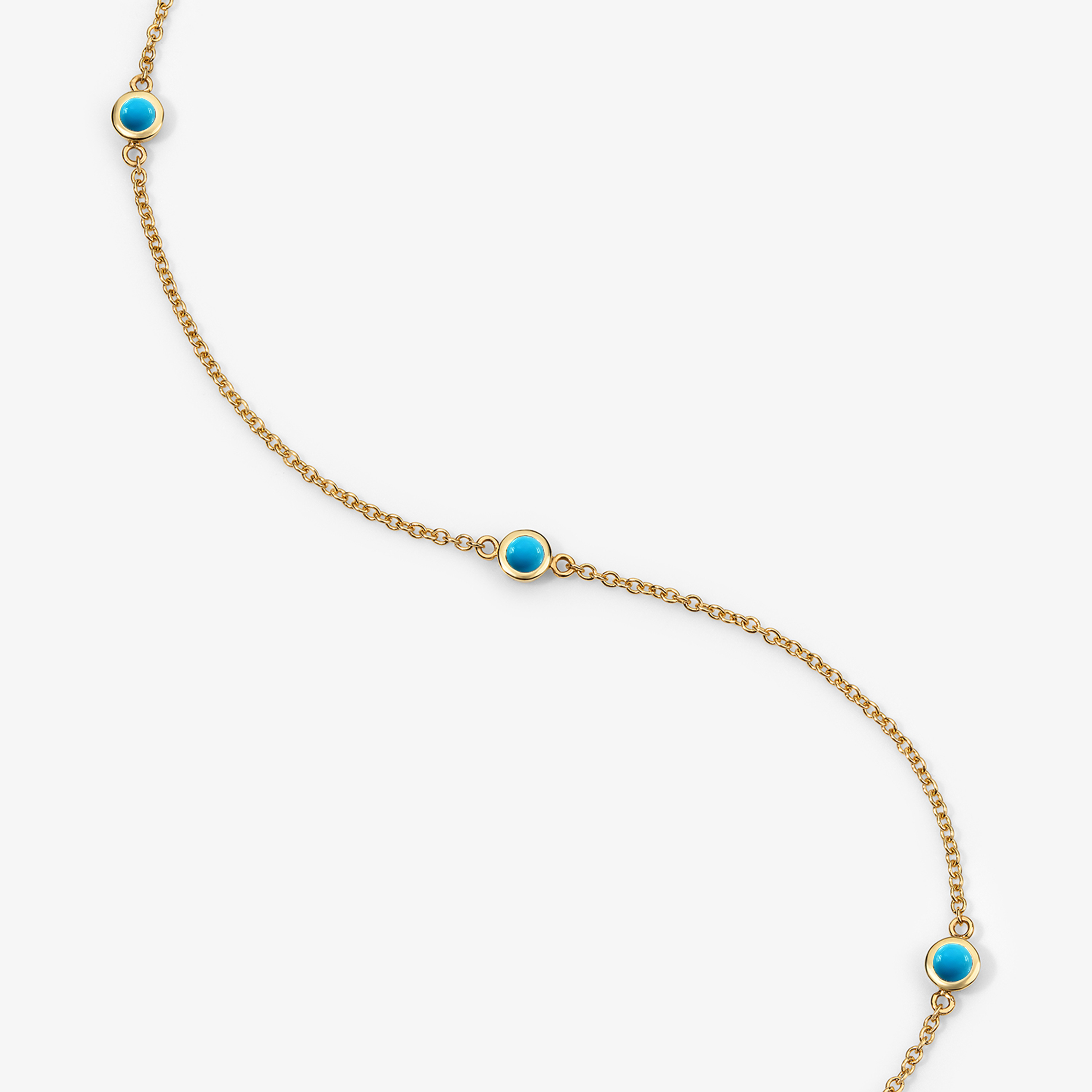 Margot Birthstone Bezel Anklet