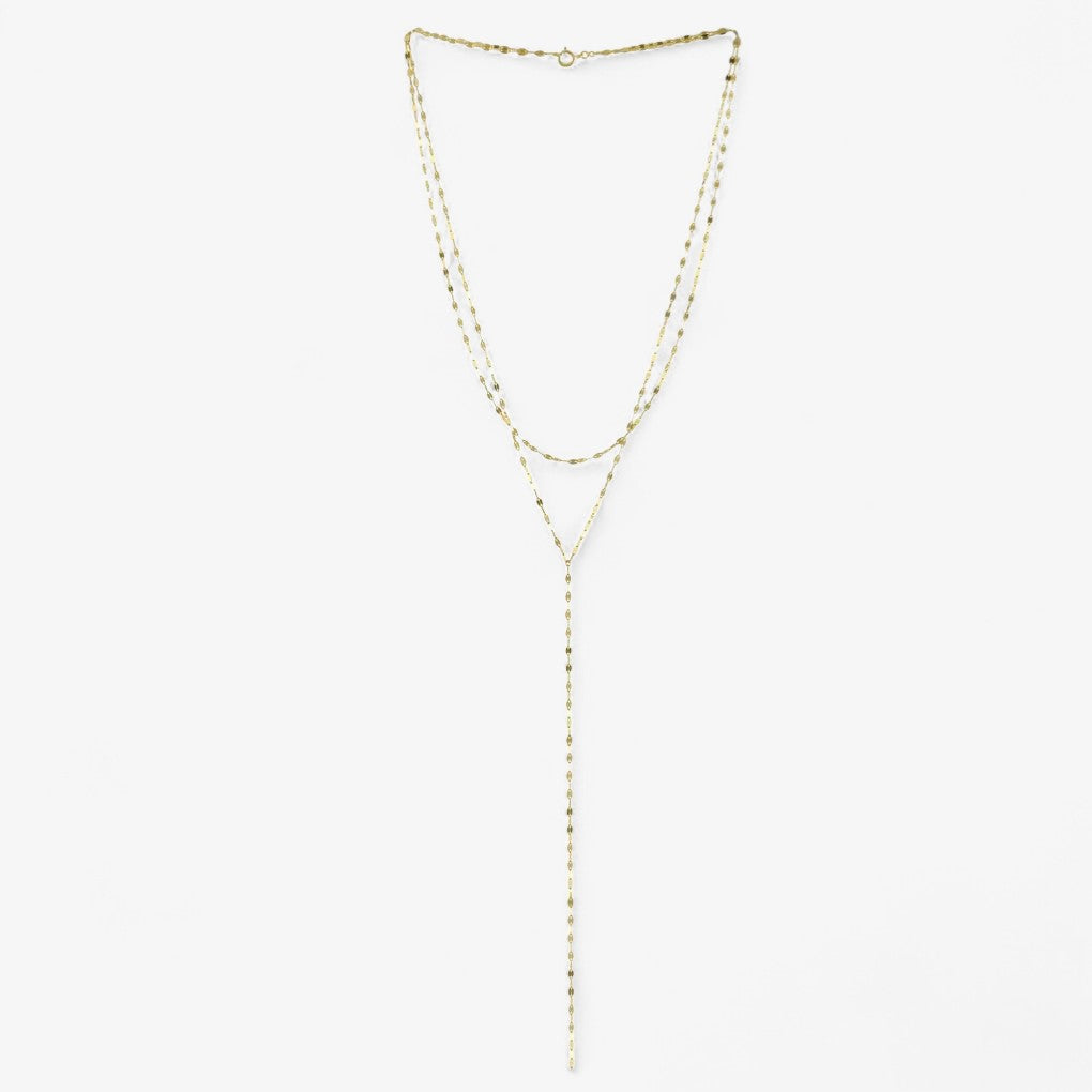 Olivia Double Y Necklace