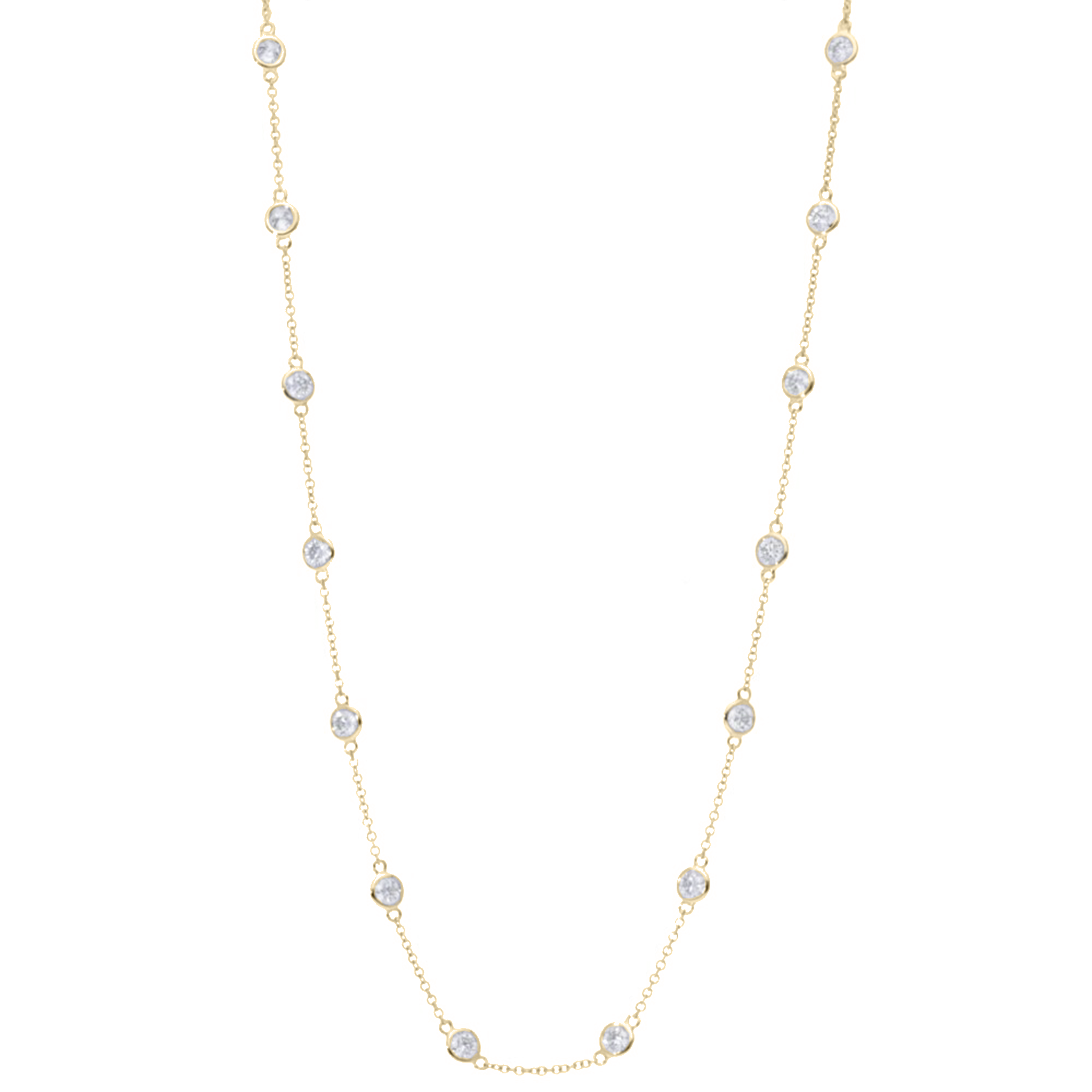 16 Stone Diamond Necklace