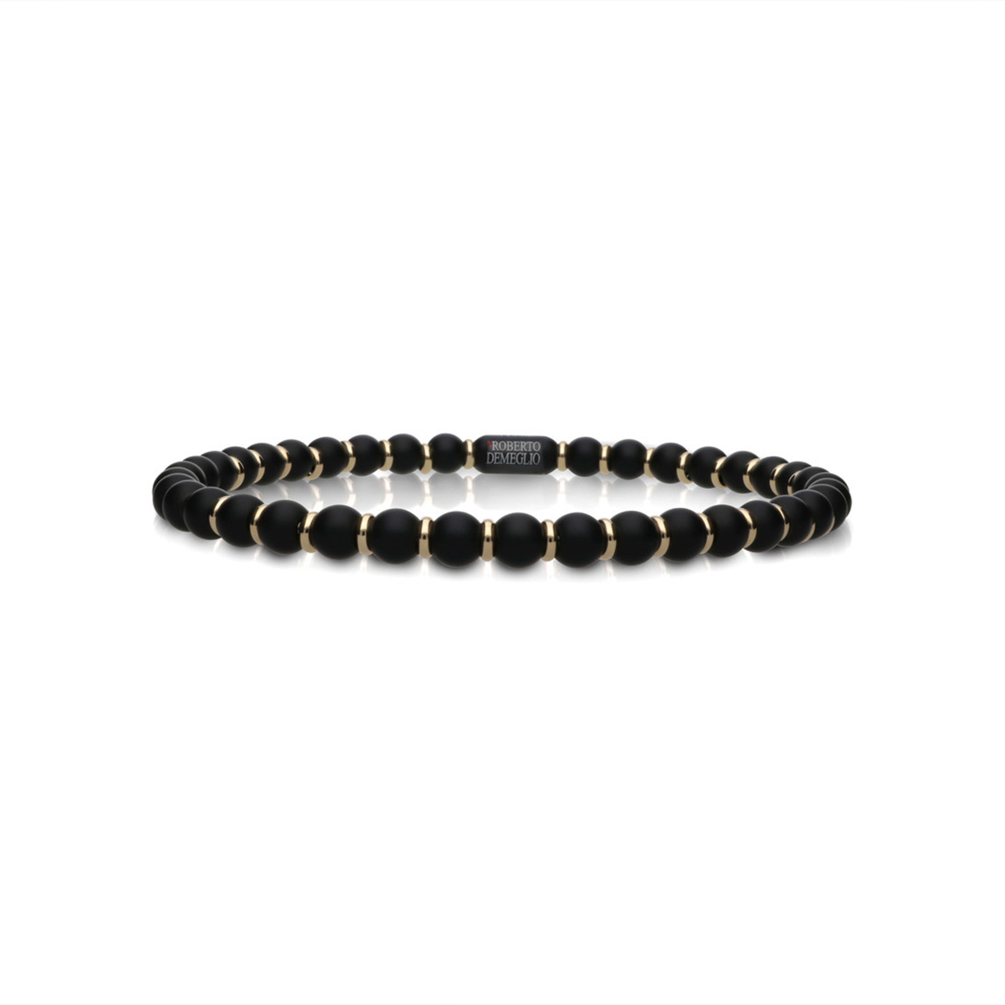 Men's Sfera Black Matte Ceramic Bracelet
