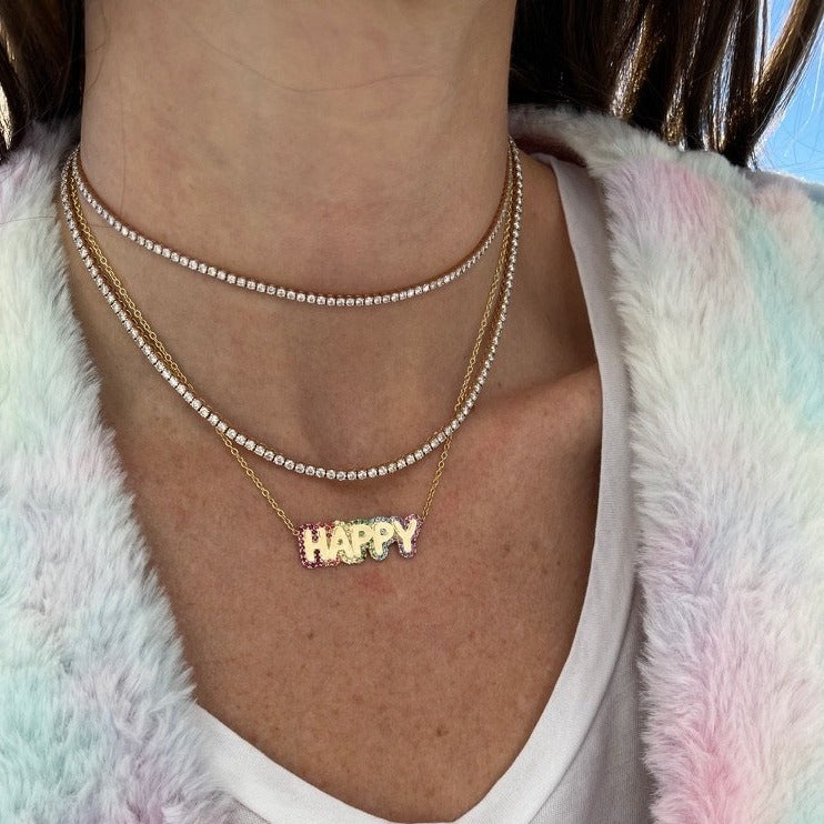 Bubble on sale name chain