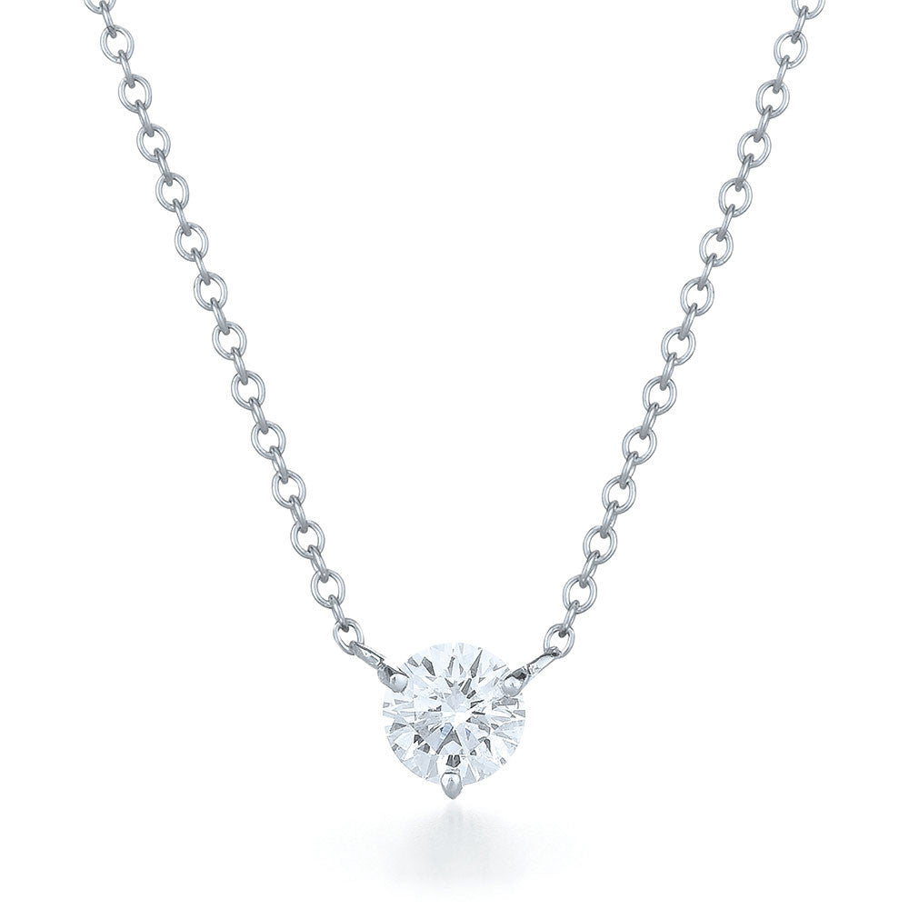 Diamond Solitaire Necklace