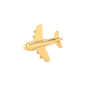 Slider Plane Charm