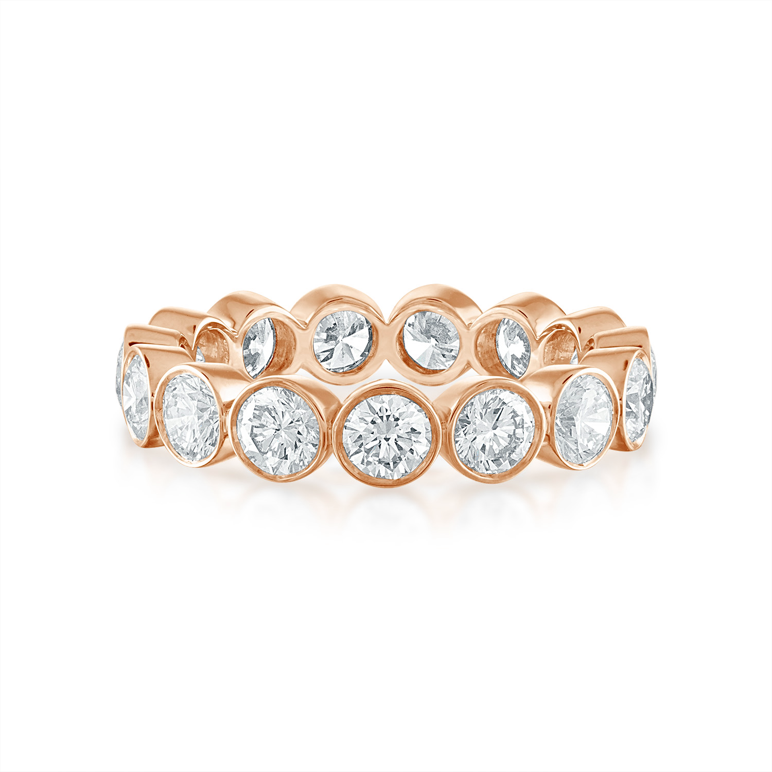 Bezel setting eternity ring discount