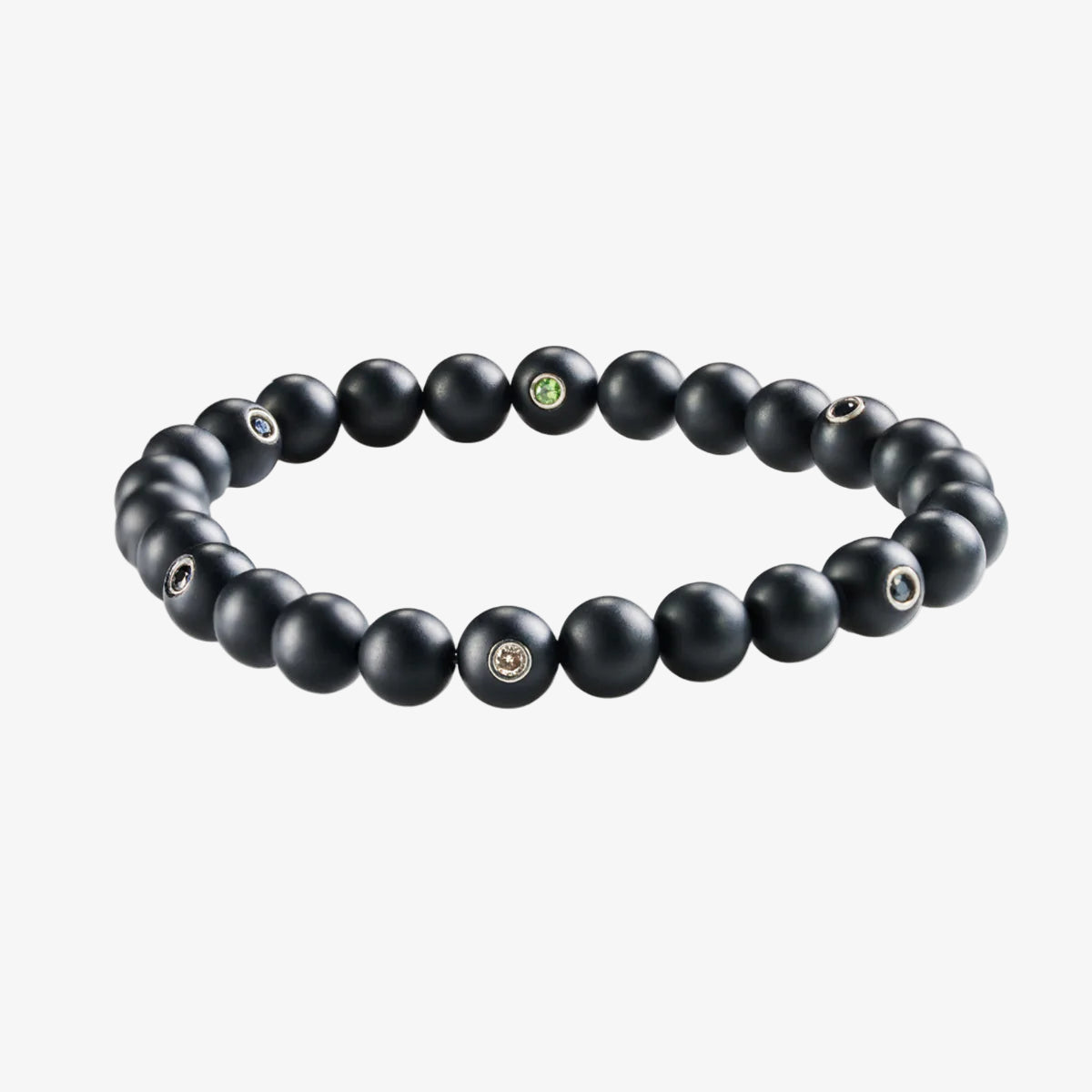 Black Onyx Bead Bracelet for Men | Stephanie Gotllieb | Stephanie 