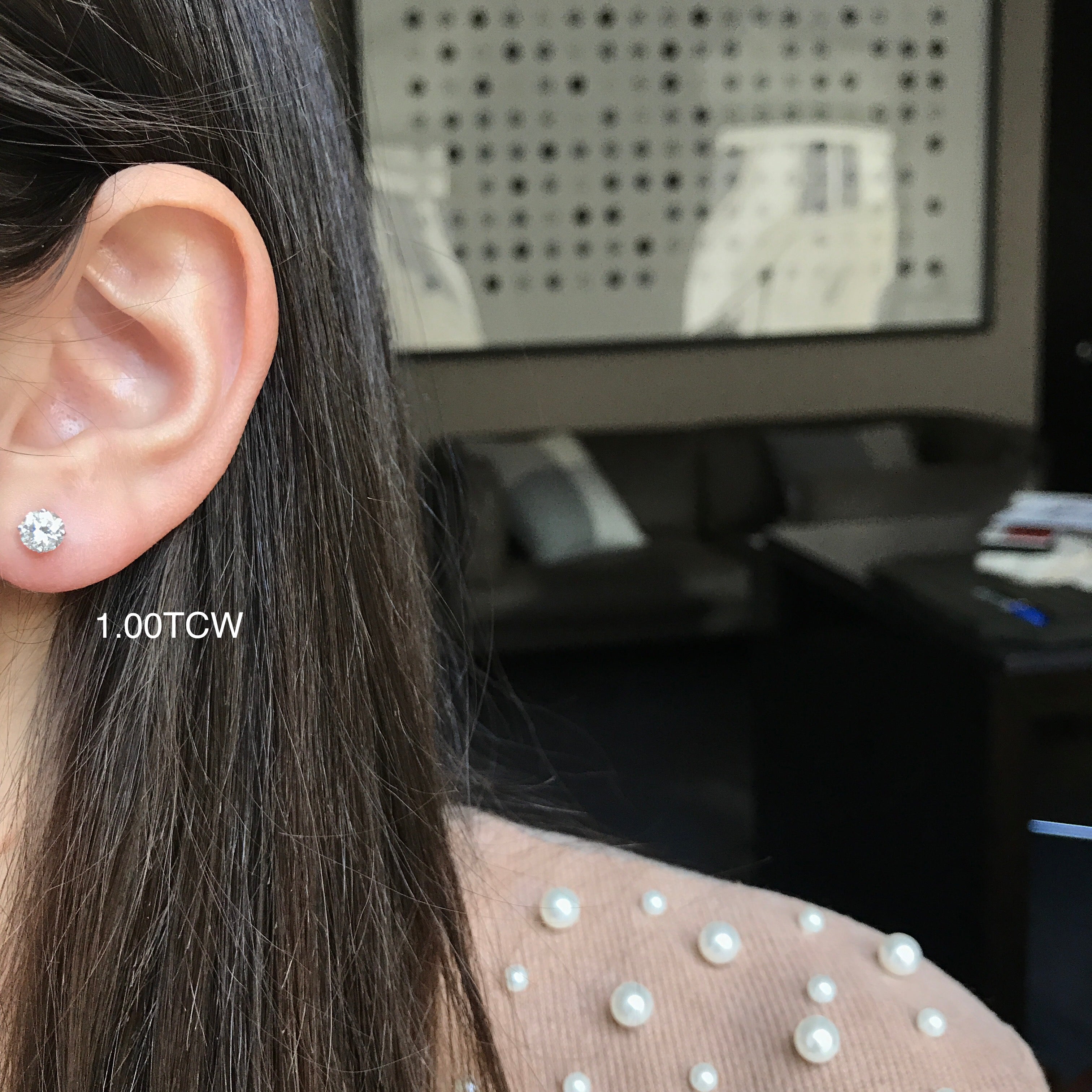 Anita Diamond Stud Earrings 1ct – Steven Singer Jewelers