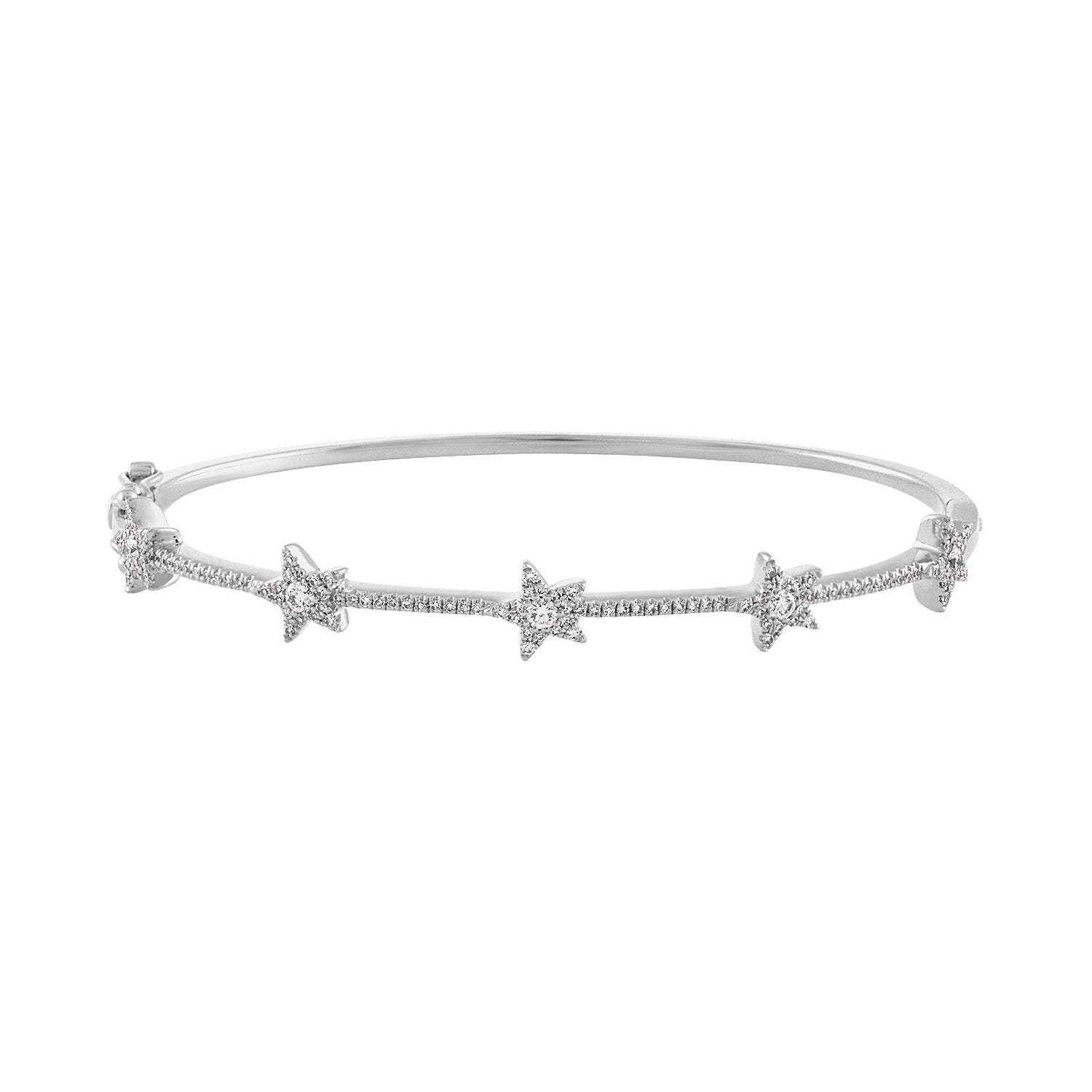 Pave Multi Star Bangle