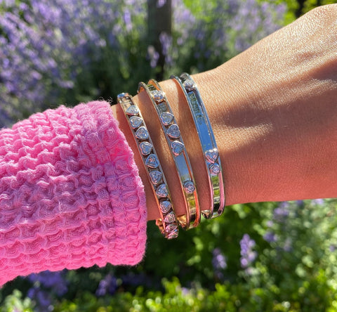 Fancy Shape Diamond Slider Bangle™