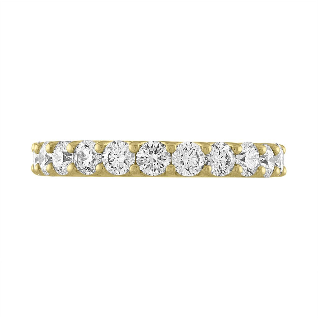 Scalloped hot sale eternity band