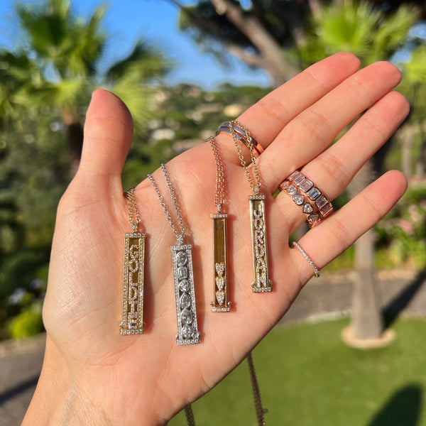 Mini Personalized Double-Sided Slider Pendant™