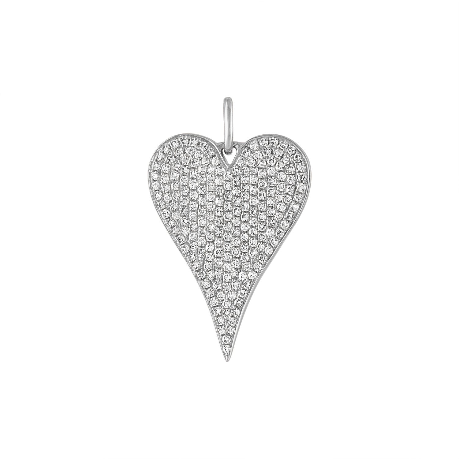 Heart diamond charm Clearance