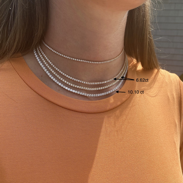 Diamond Tennis Necklace Stephanie Gottlieb