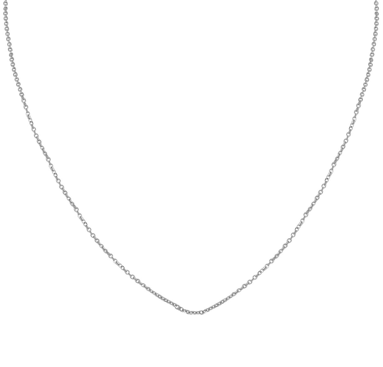 Mini Initial with Single Diamond Necklace