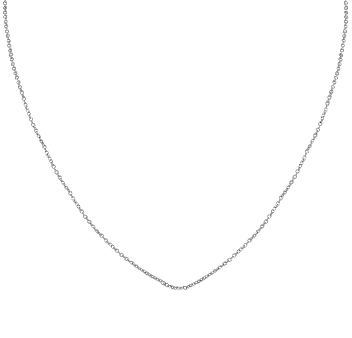 Mini Initial with Single Diamond Necklace