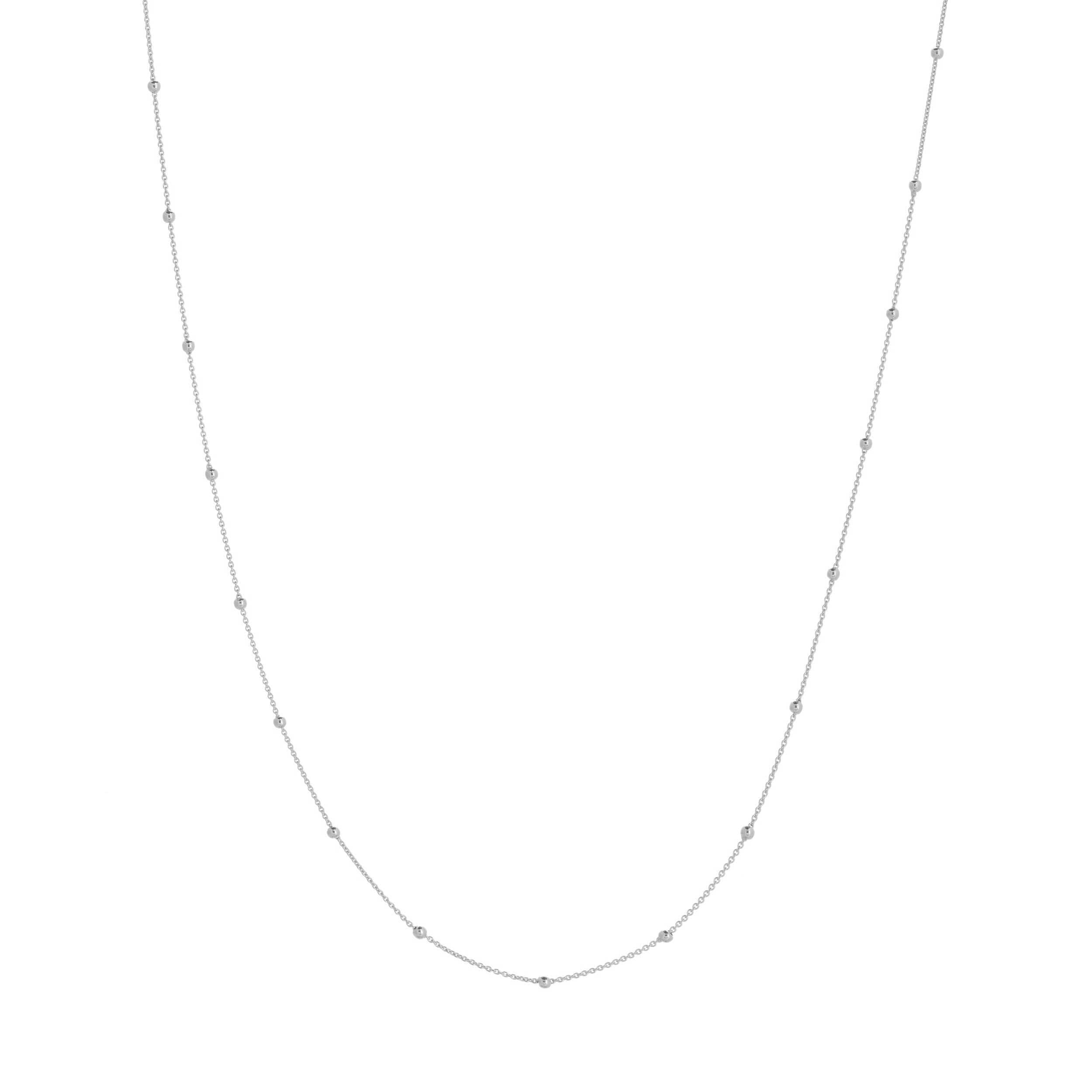Small Gold Bead Station Chain