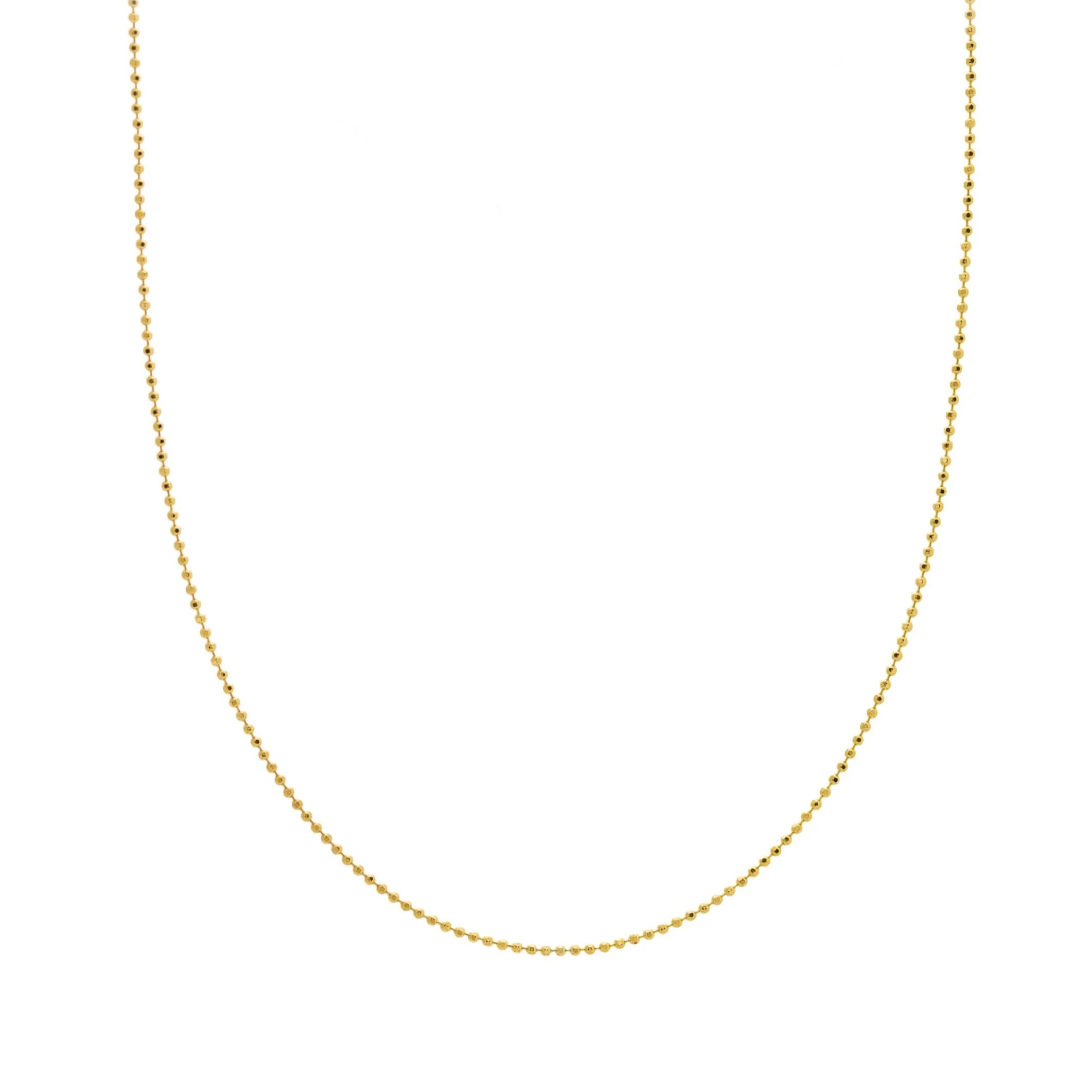 Small gold online bead necklace