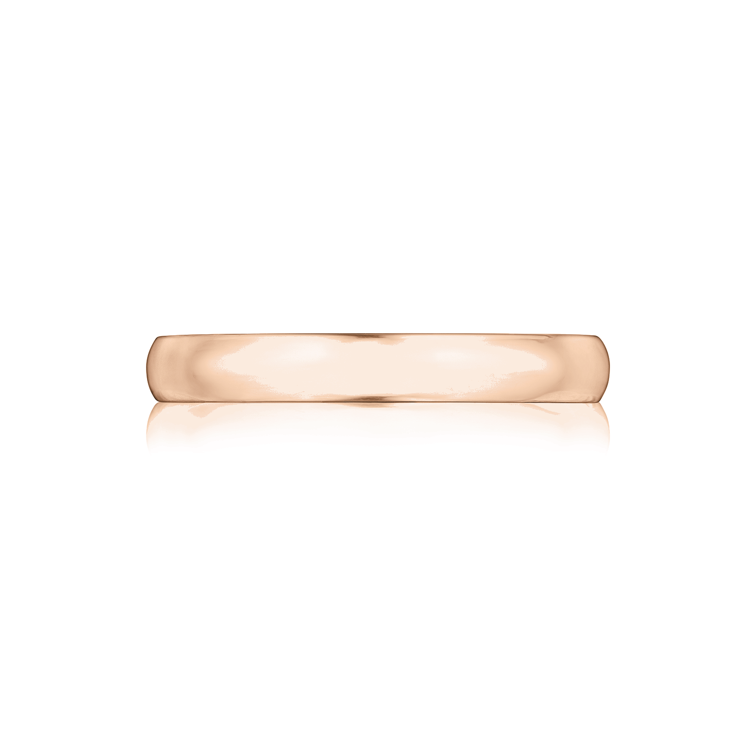 Gold Wedding Band in Rose Gold