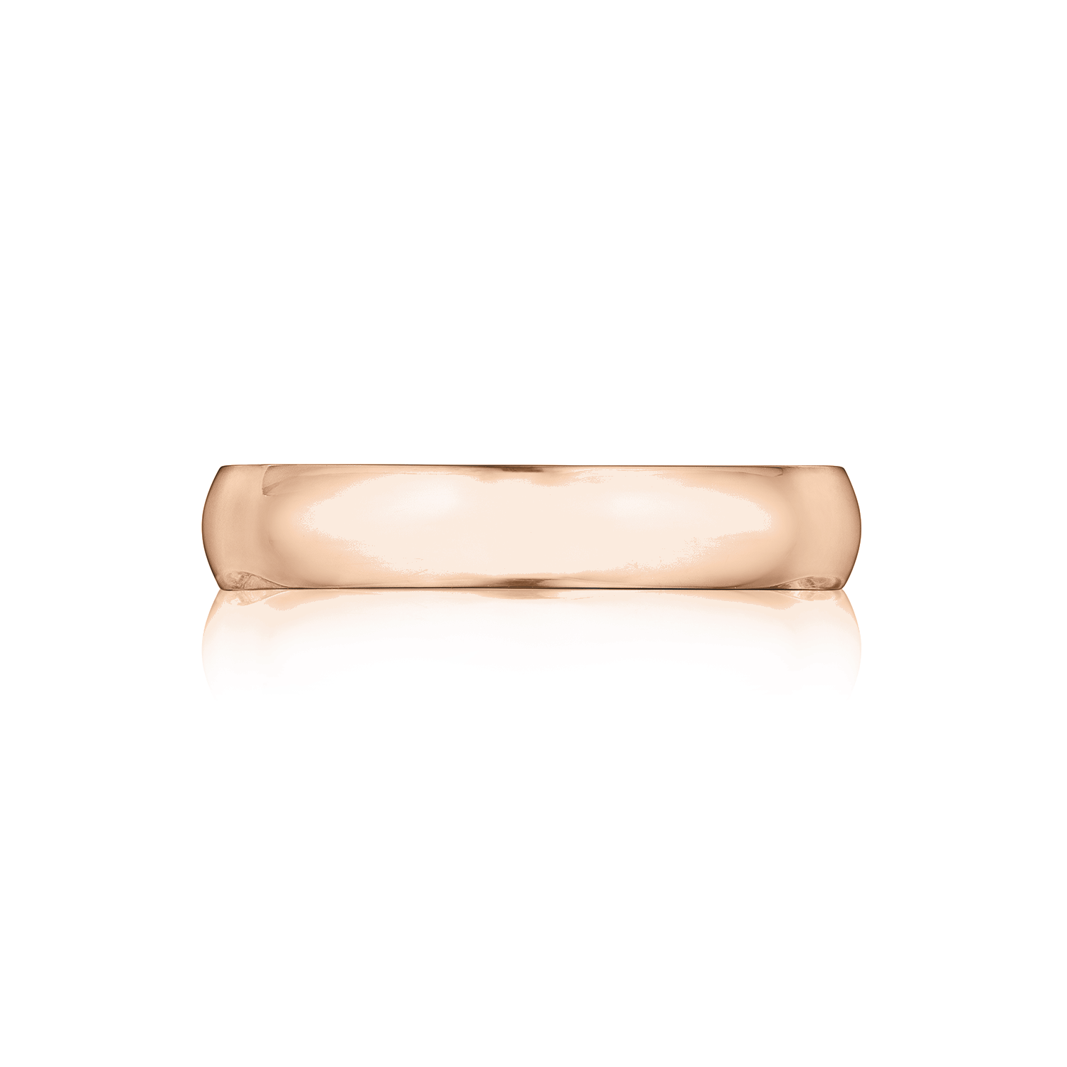 Gold Wedding Band in Rose Gold