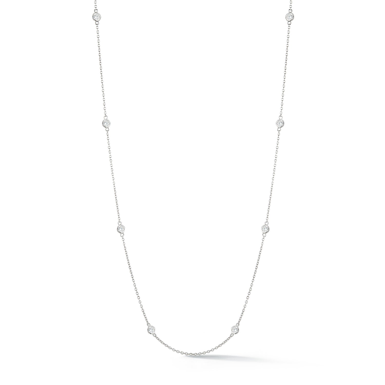 Ethereal Diamond Necklace Set in Yellow and White Gold