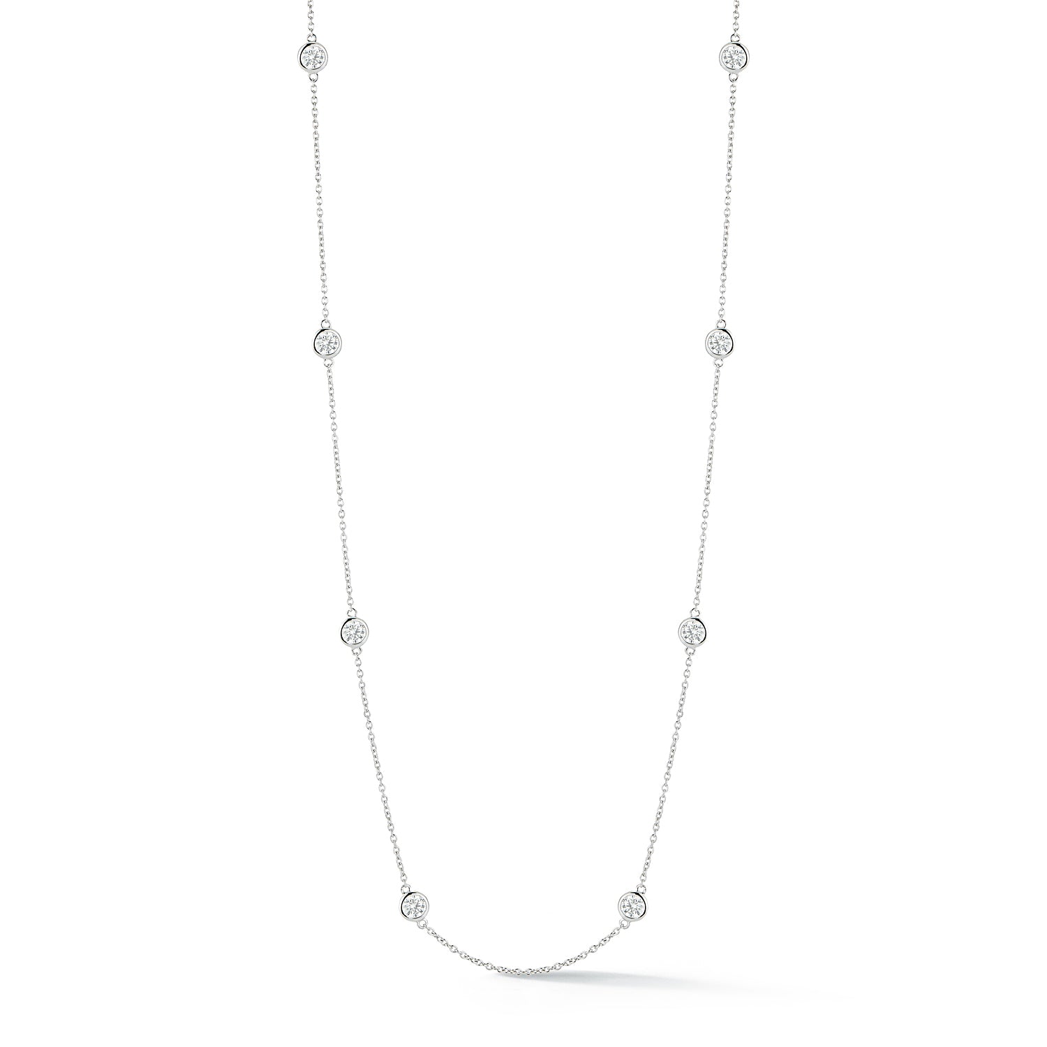Graduated Diamond Necklace | 14k Gold | EF Collection — EF Collection®