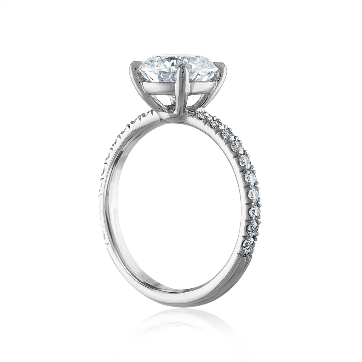 Pave Engagement Ring