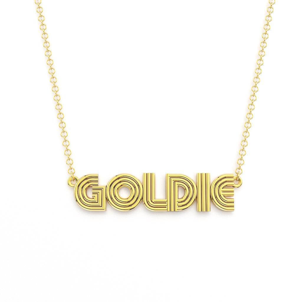 Custom Radiant Necklace in Yellow Gold