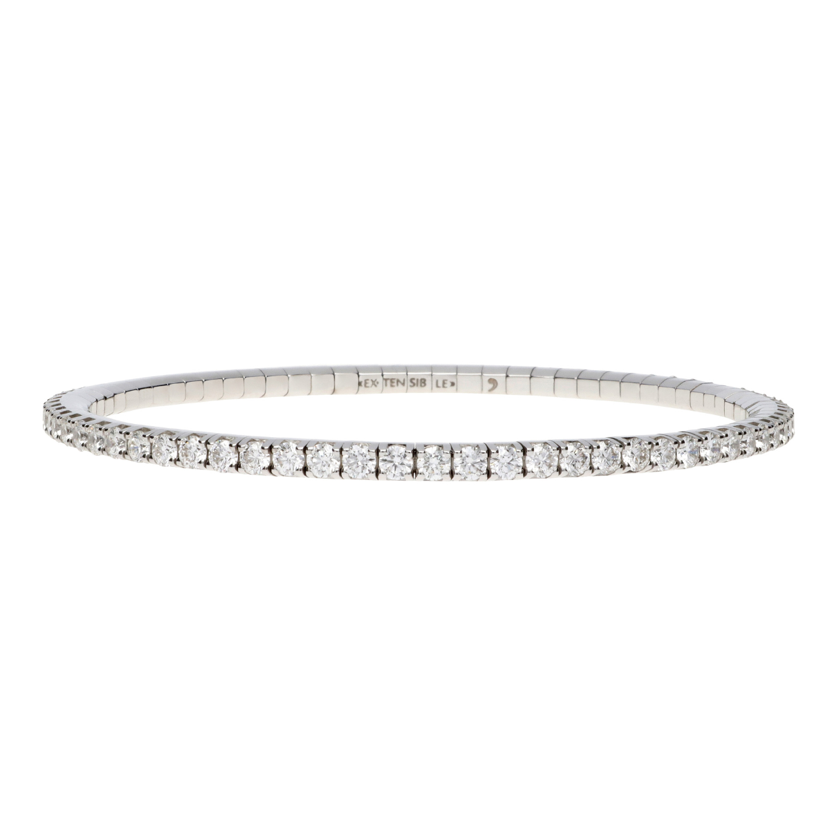 Stretch diamond tennis bracelet deals