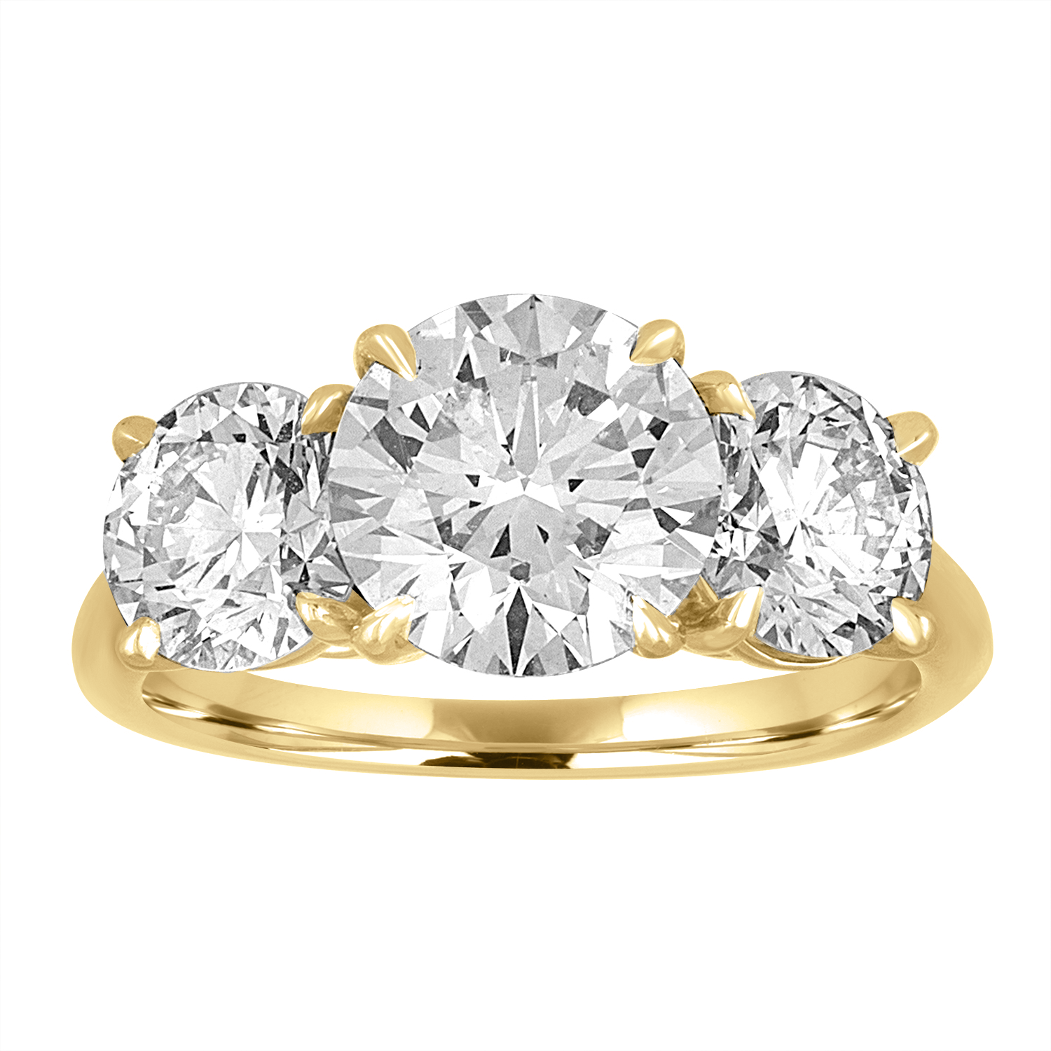 Round diamond deals solitaire ring settings