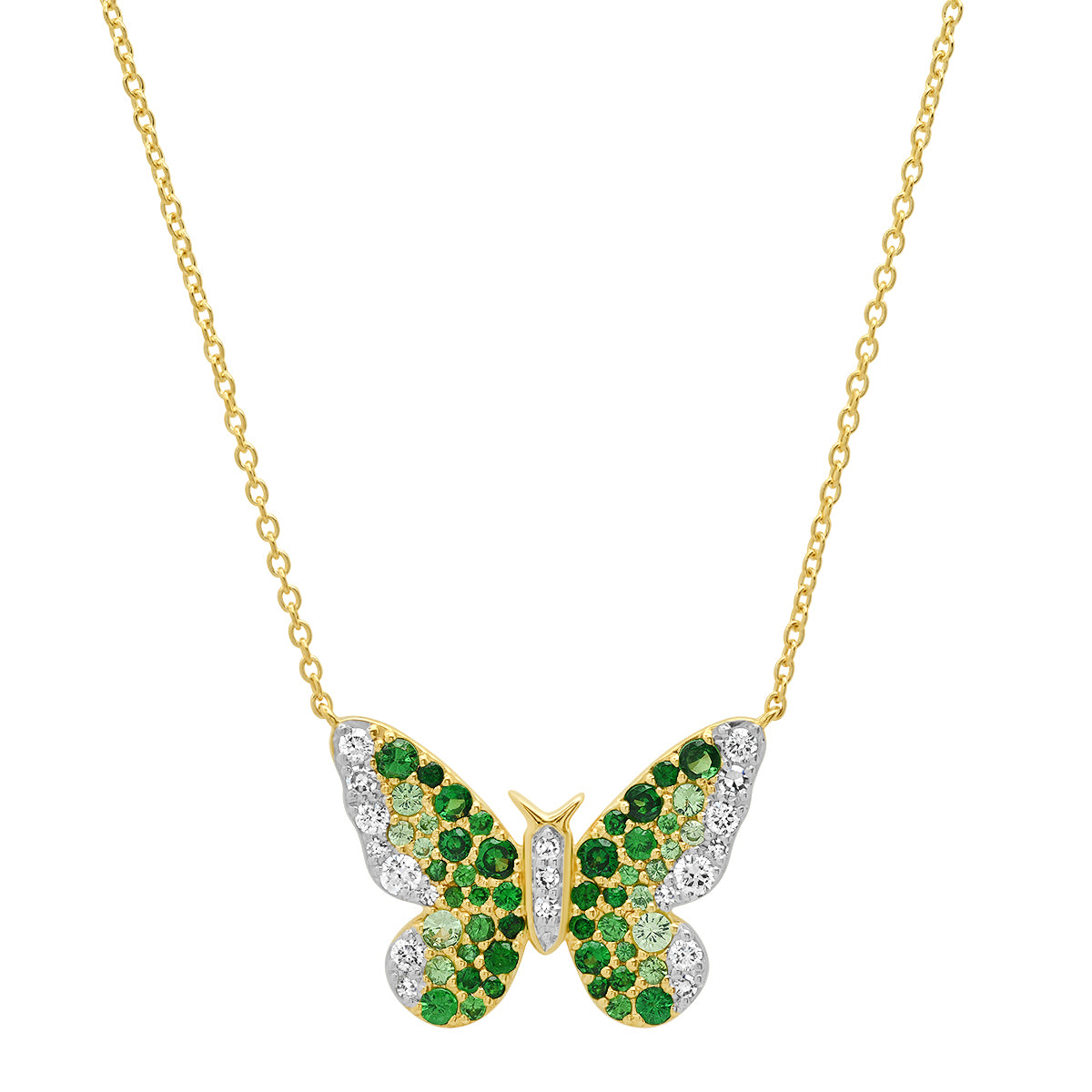 Ombre Butterfly Necklace