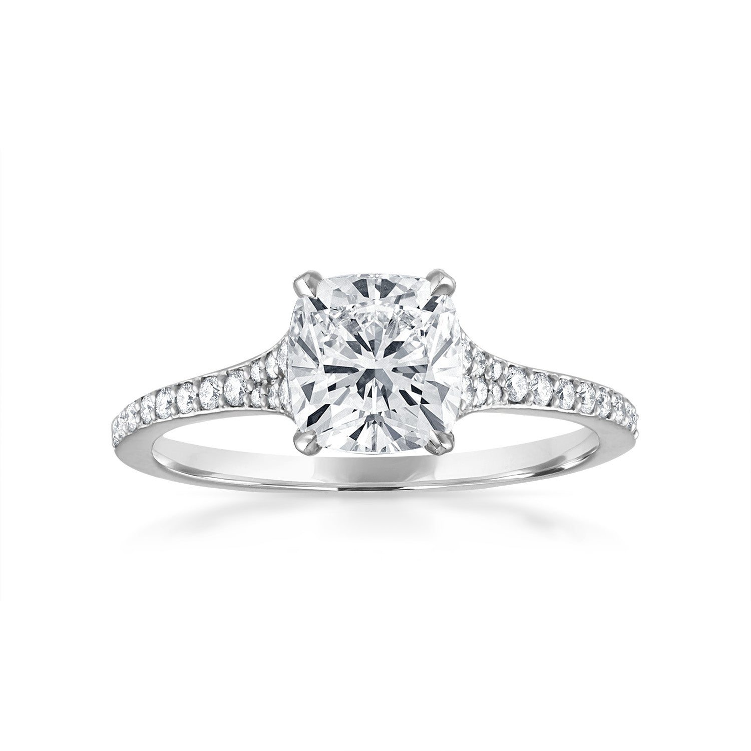 Pave on sale tiffany setting