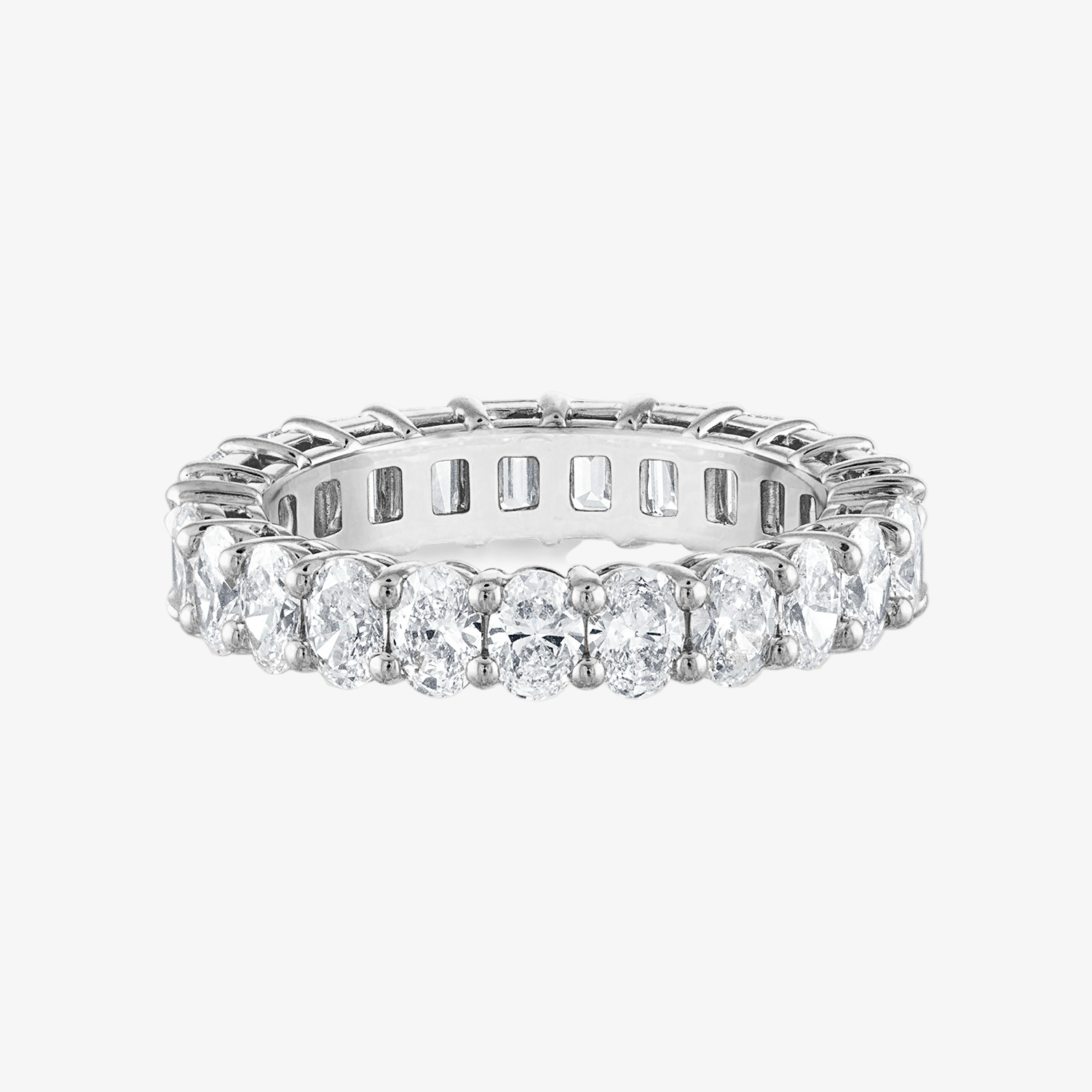 The Oval Emerald Undecided Eternity Band