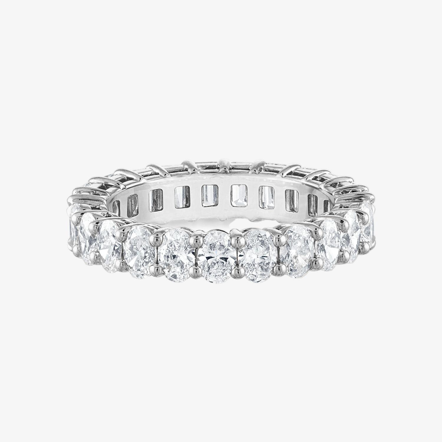 The Oval & Emerald Undecided® Eternity Band