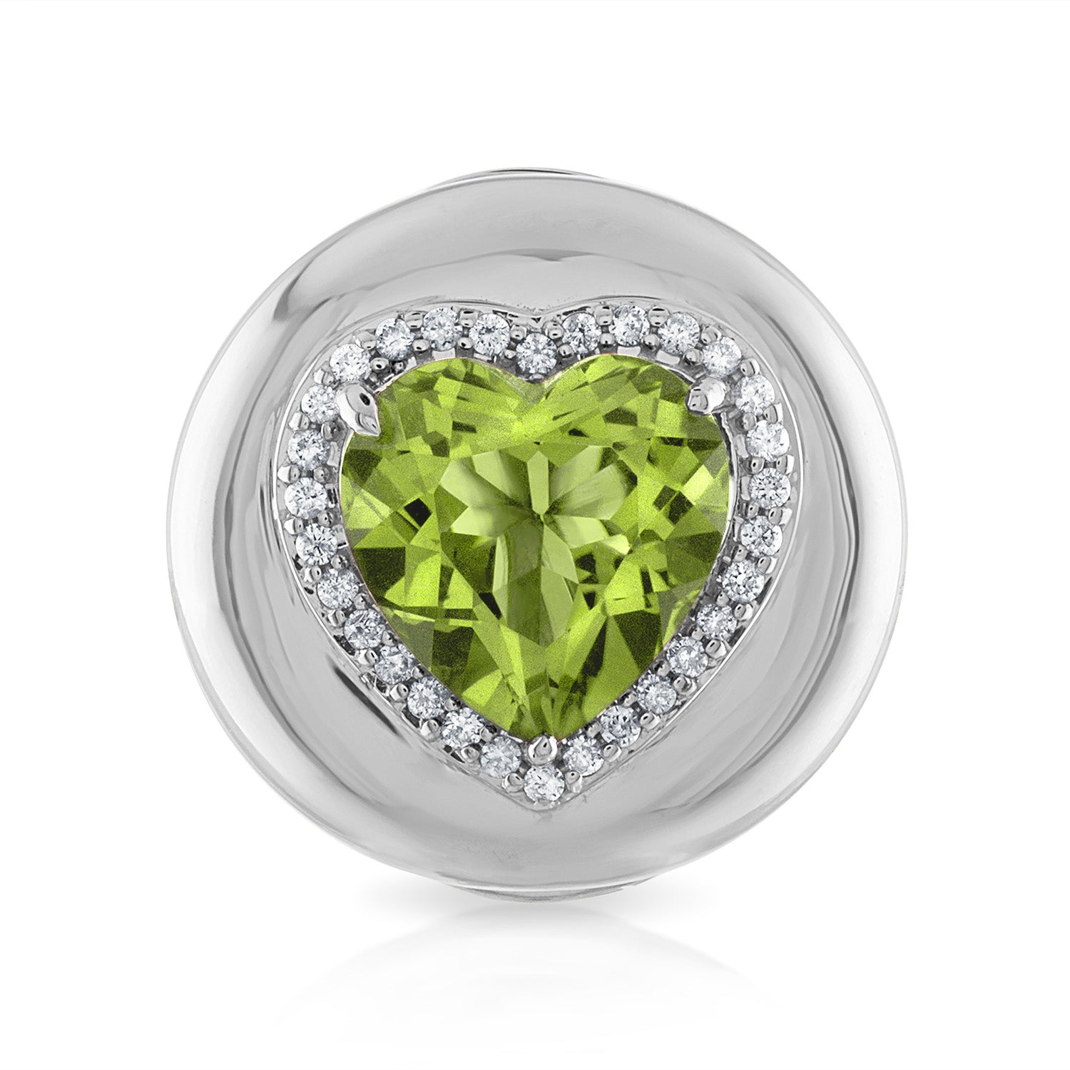 Candy Button Heart Ring