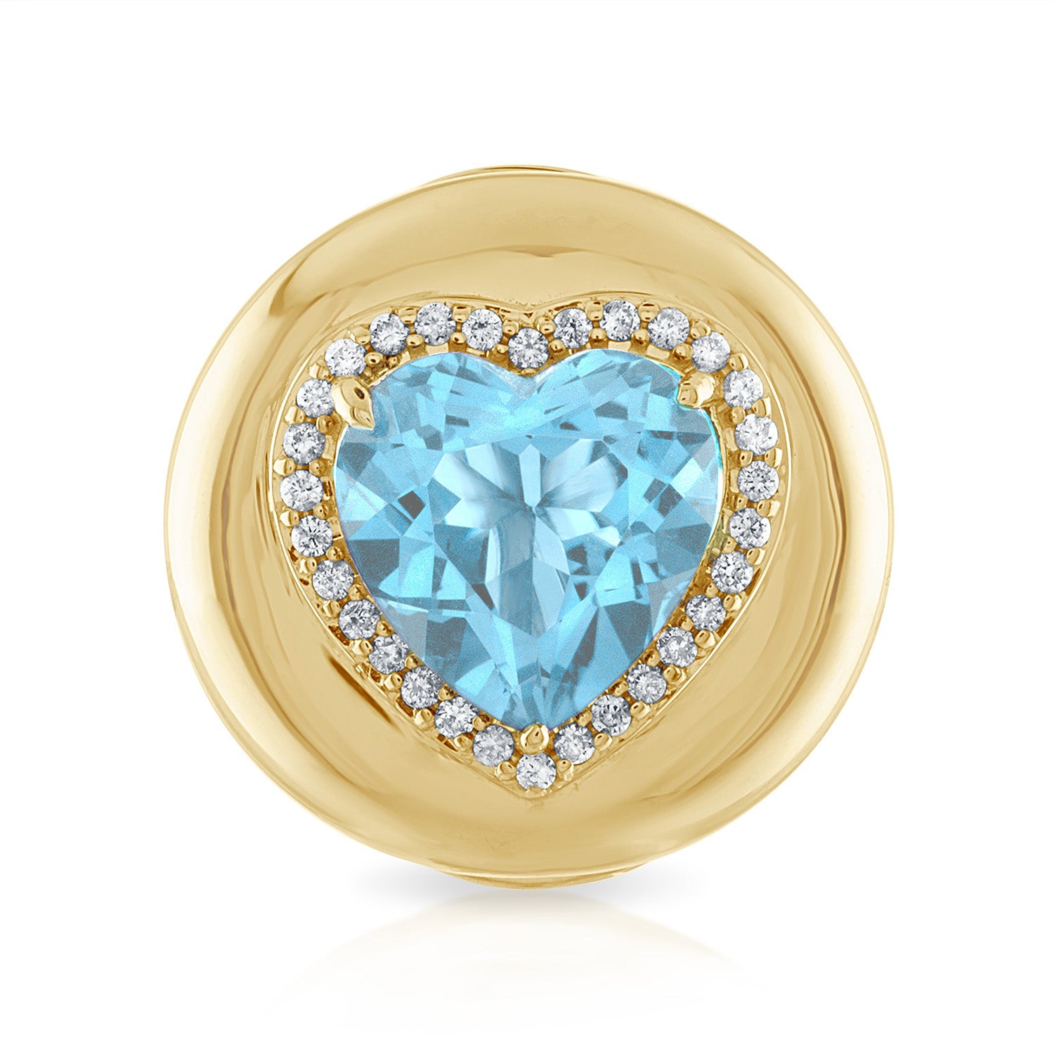 Candy Button Heart Ring