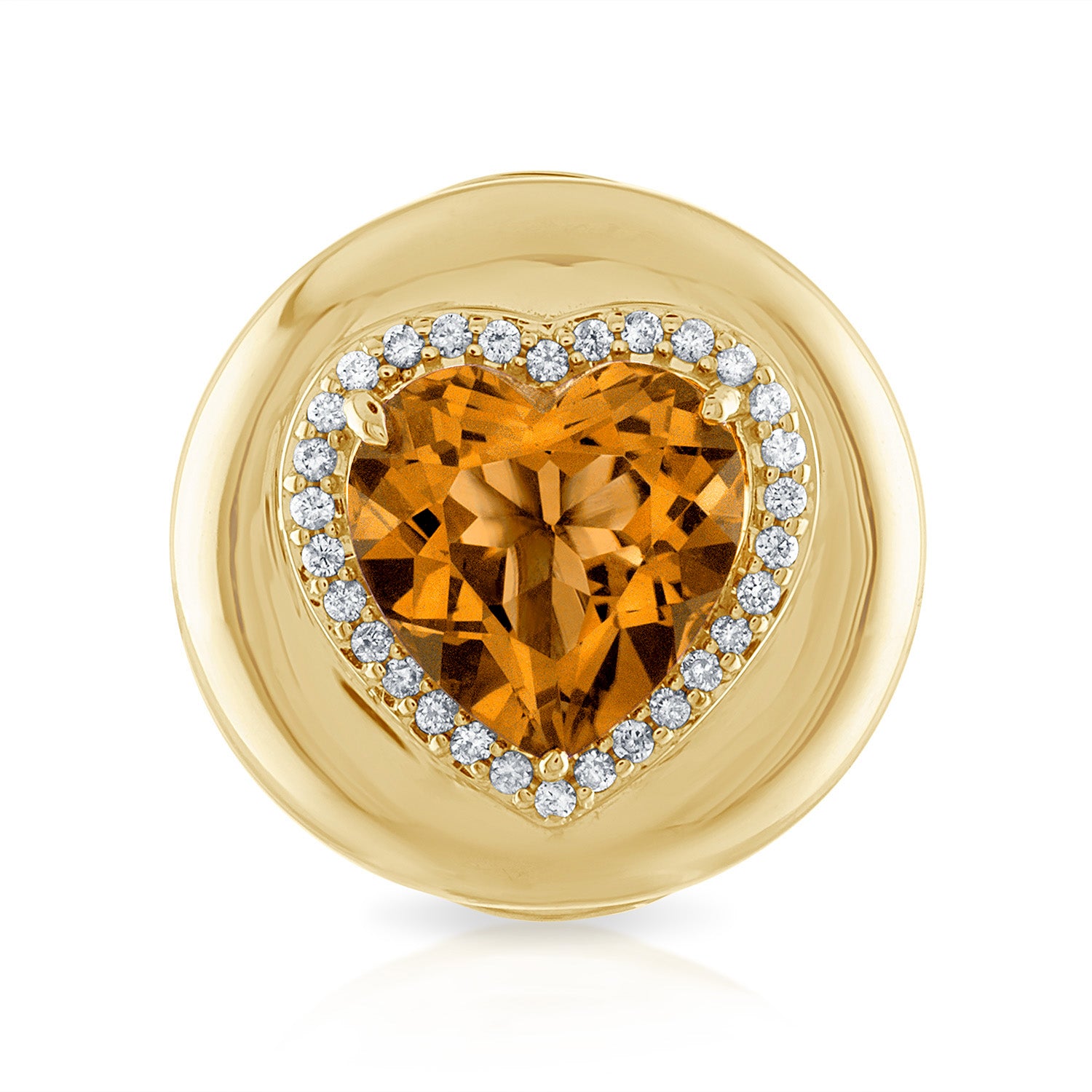 Candy Button Heart Ring