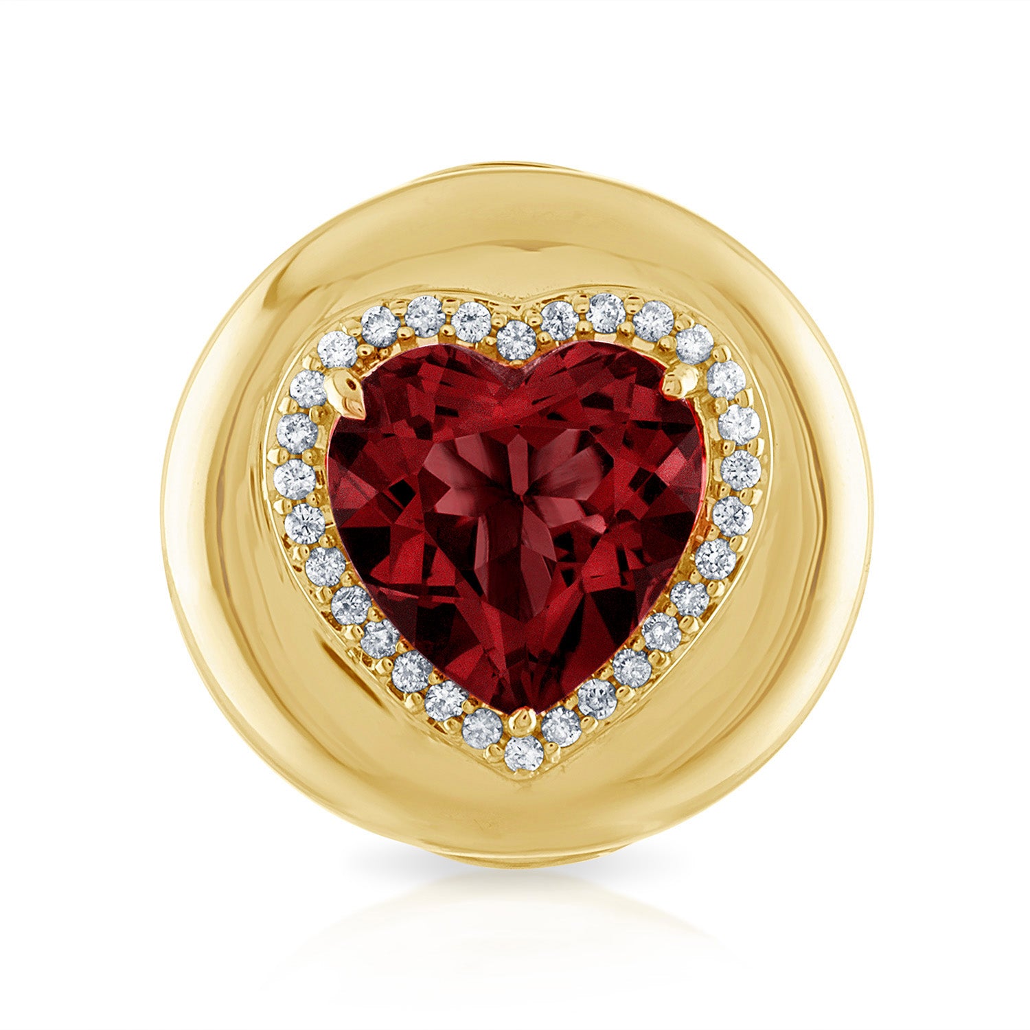 Candy Button Heart Ring