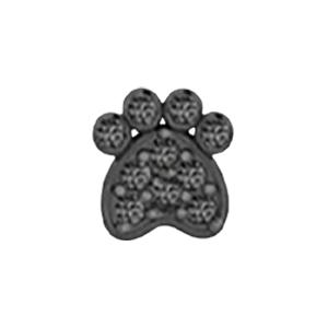 Slider Dog Paw Charm