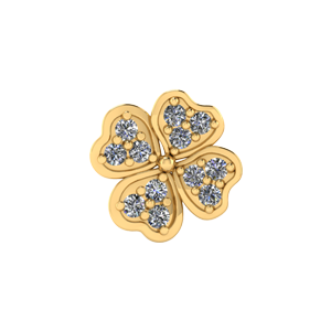 Slider Pave Clover Charm