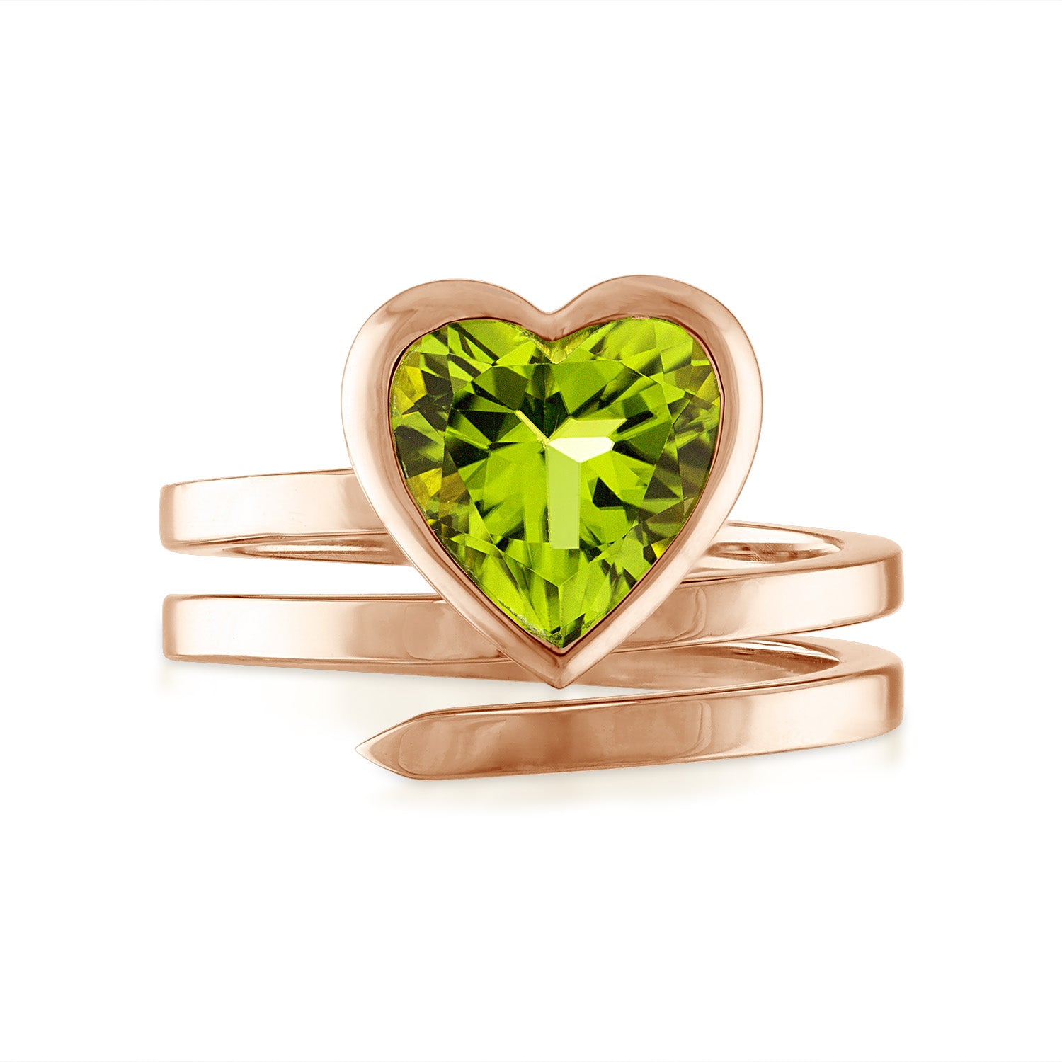Spiral Heart Ring