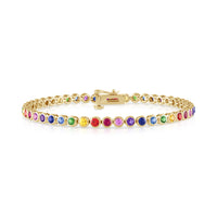 Rainbow bezel bracelet Clearance