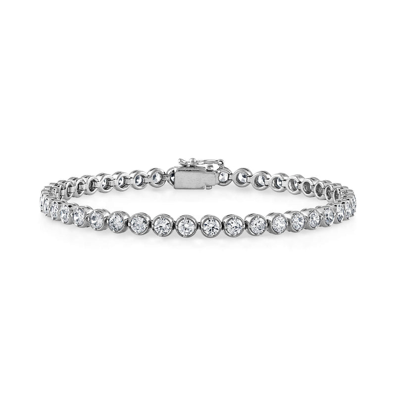 Bezel Tennis Bracelet