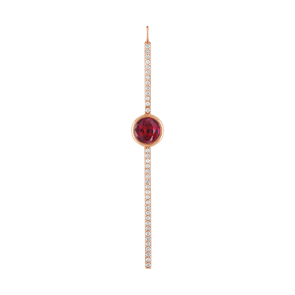 Round Shape Pave Stick Charm